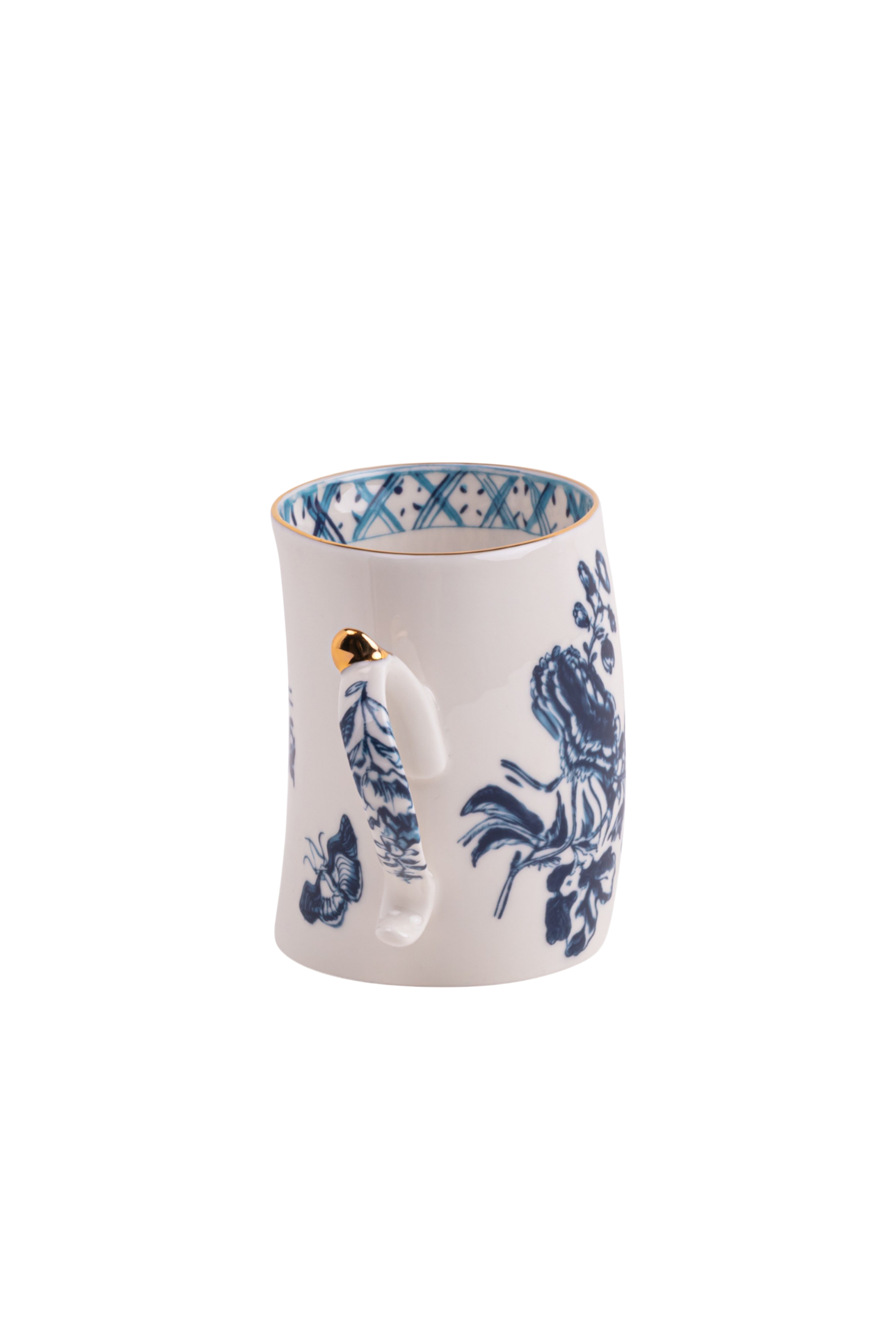 Diesel - 11256 PORCELAIN MUG "CLASSIC ON ACID" -, Unisex's Porcelain mug in White/Blue - 6