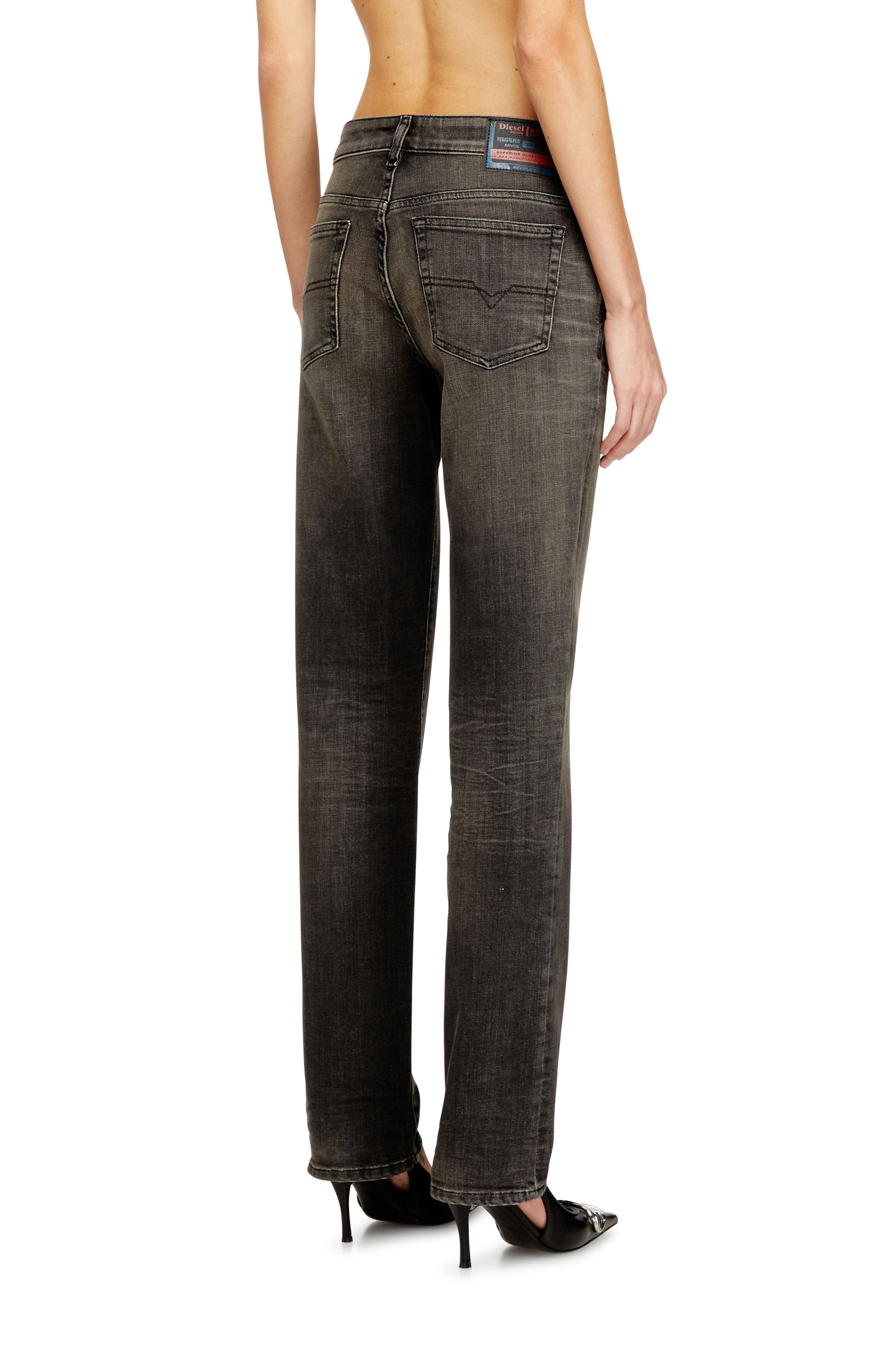 Diesel - Woman's Regular Jeans 1989 D-Mine 09N58, Grey - 3