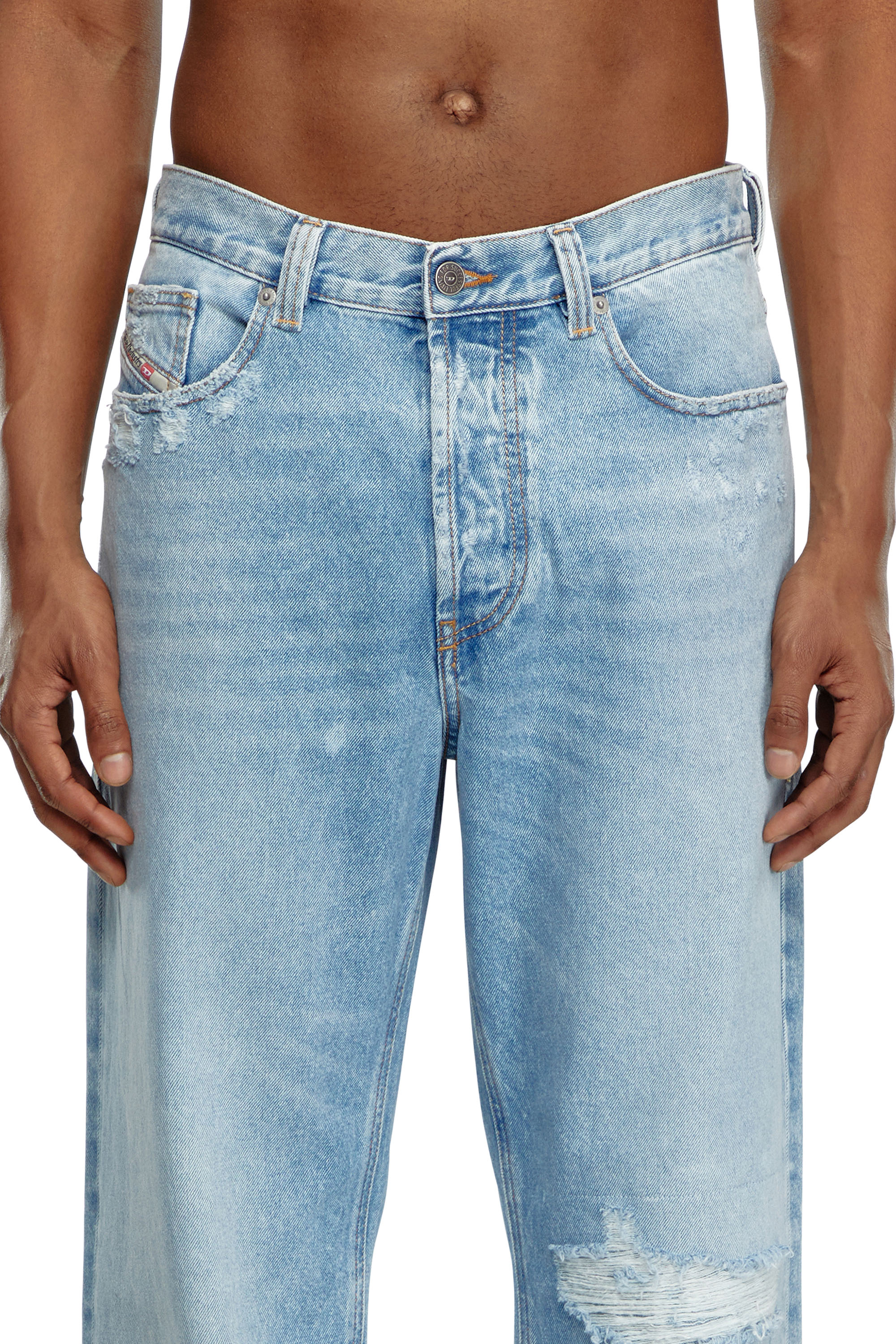 Diesel - Straight Jeans 2010 D-Macs 09J80, Light Blue - Image 4