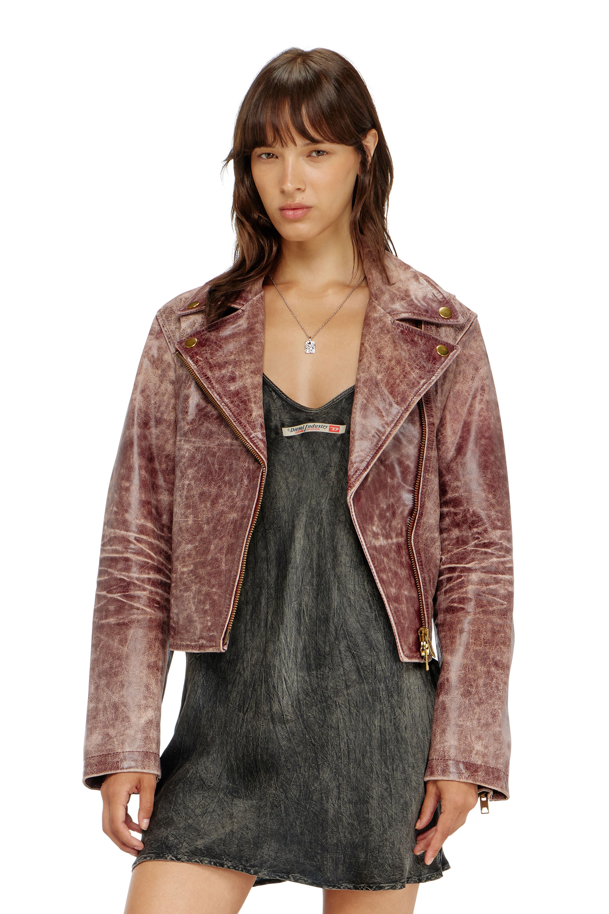 Diesel - CASSIDY-DNM, Woman's Viscose slip dress with spaghetti straps in null - 4
