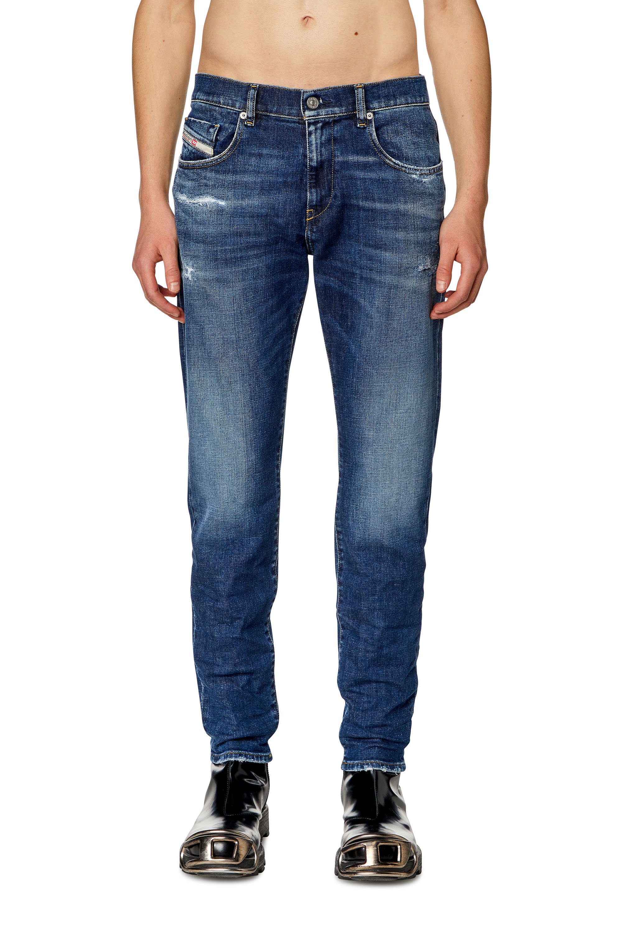 Diesel - Man Slim Jeans 2019 D-Strukt E9B90, Light Blue - Image 2