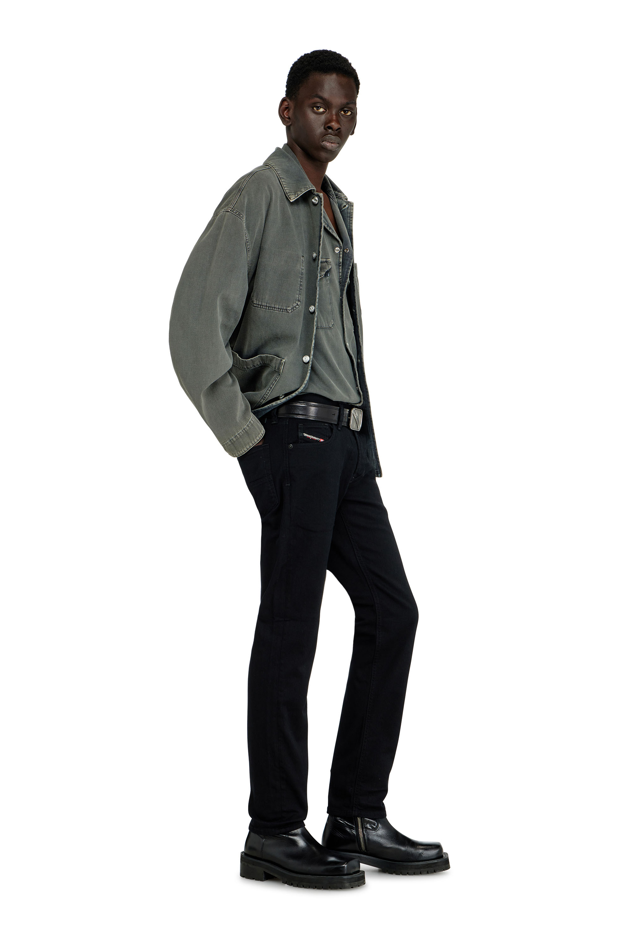 Diesel - Man's Regular Jeans 1986 Larkee-Beex 0688H, Black/Dark grey - 4