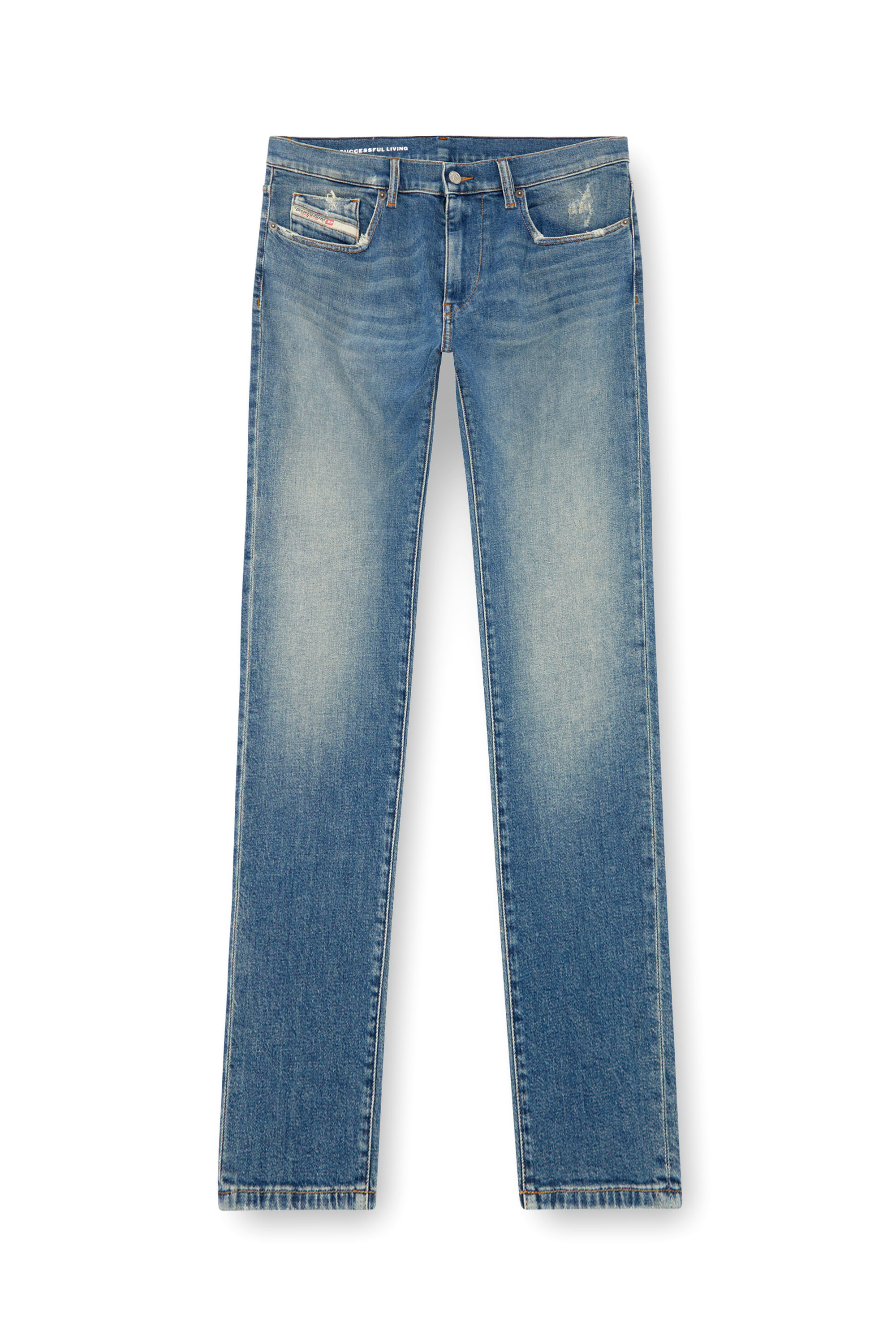 Diesel - Man's Slim Jeans 2019 D-Strukt 0GRDG, Light Blue - 3