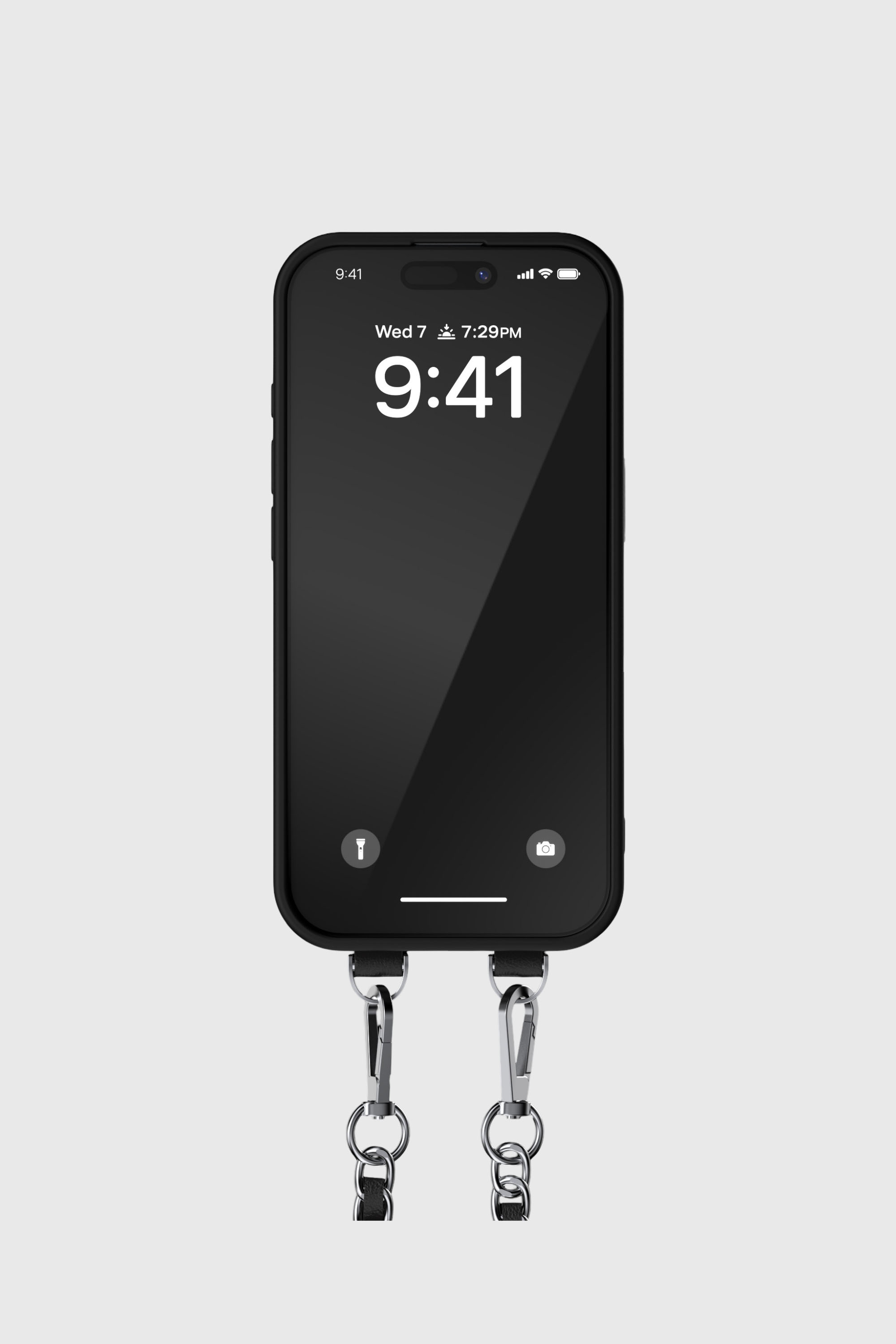 Diesel - 60662 MOULDED CASE, Unisex's Oval D case with wrist strap and MagSafe for iPhone 17 Pro in Black - 2