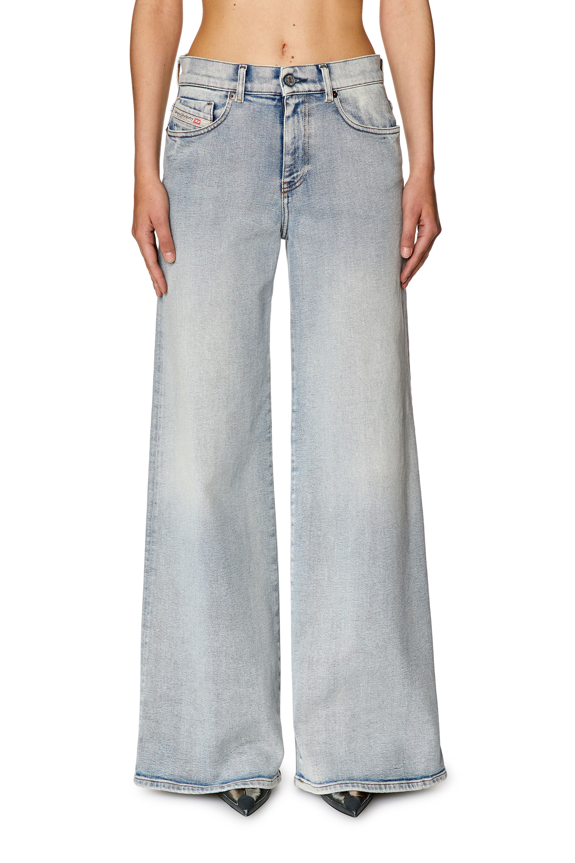 Diesel - Bootcut and Flare Jeans 1978 D-Akemi 9C08L, Light Blue - Image 1