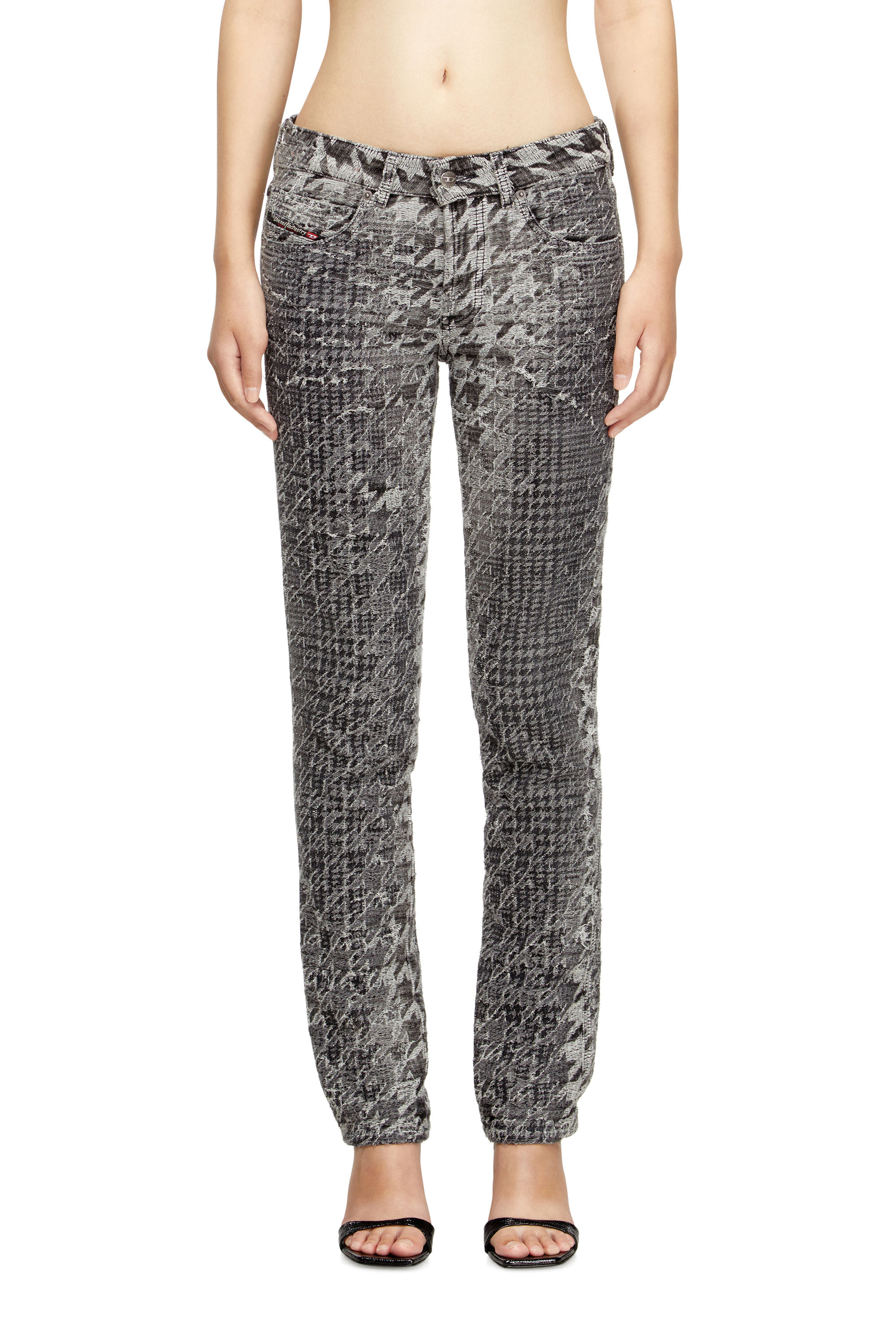 Slim Jeans 1992 D-Jiann 0CEBN, Black/Dark grey Diesel - Woman's Slim Jeans 1992 D-Jiann 0CEBN, Black/Dark grey - 3