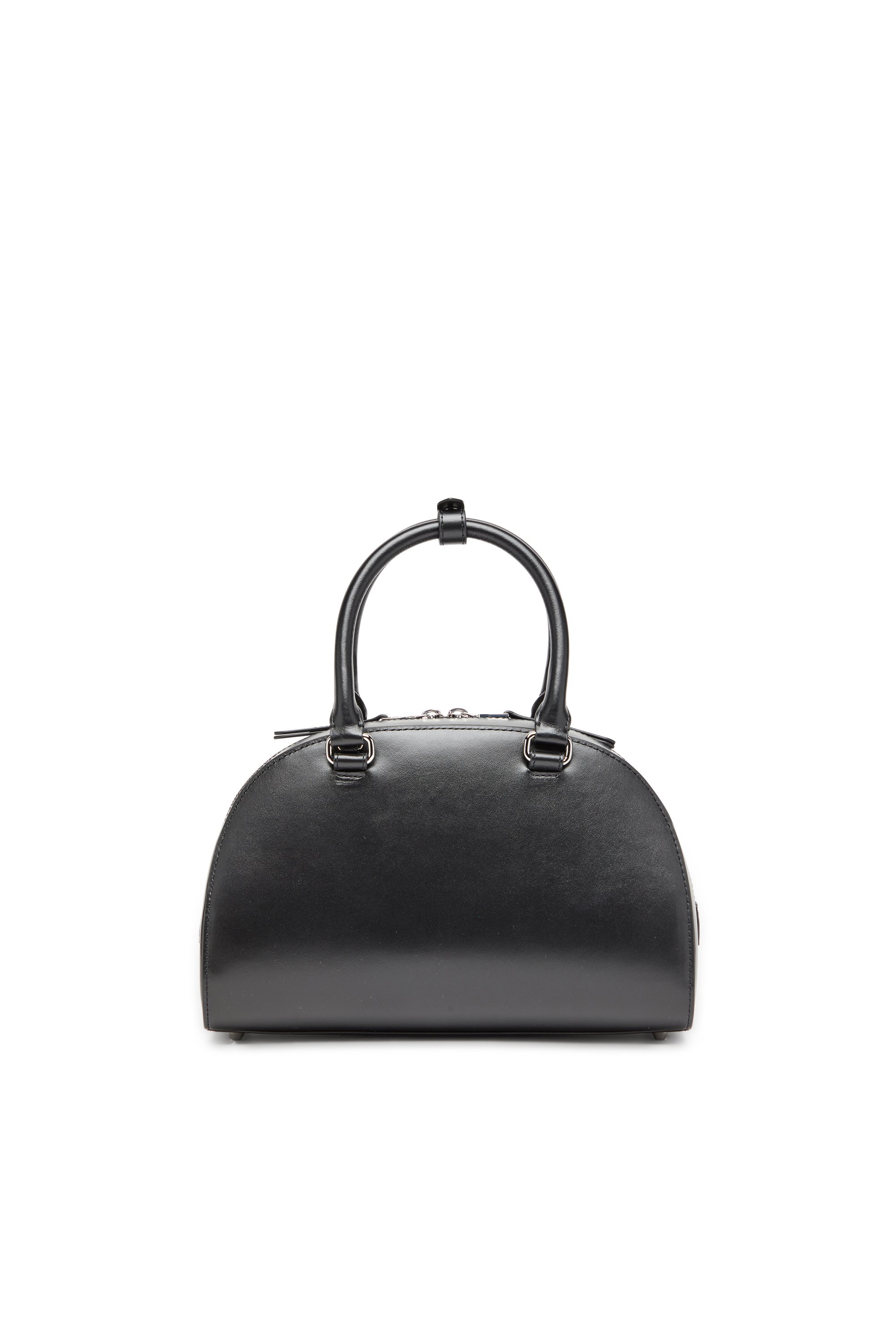 Diesel - 1DR DOME TOP HANDLE, Woman's 1DR Dome-Leather bowling bag in Black - 2