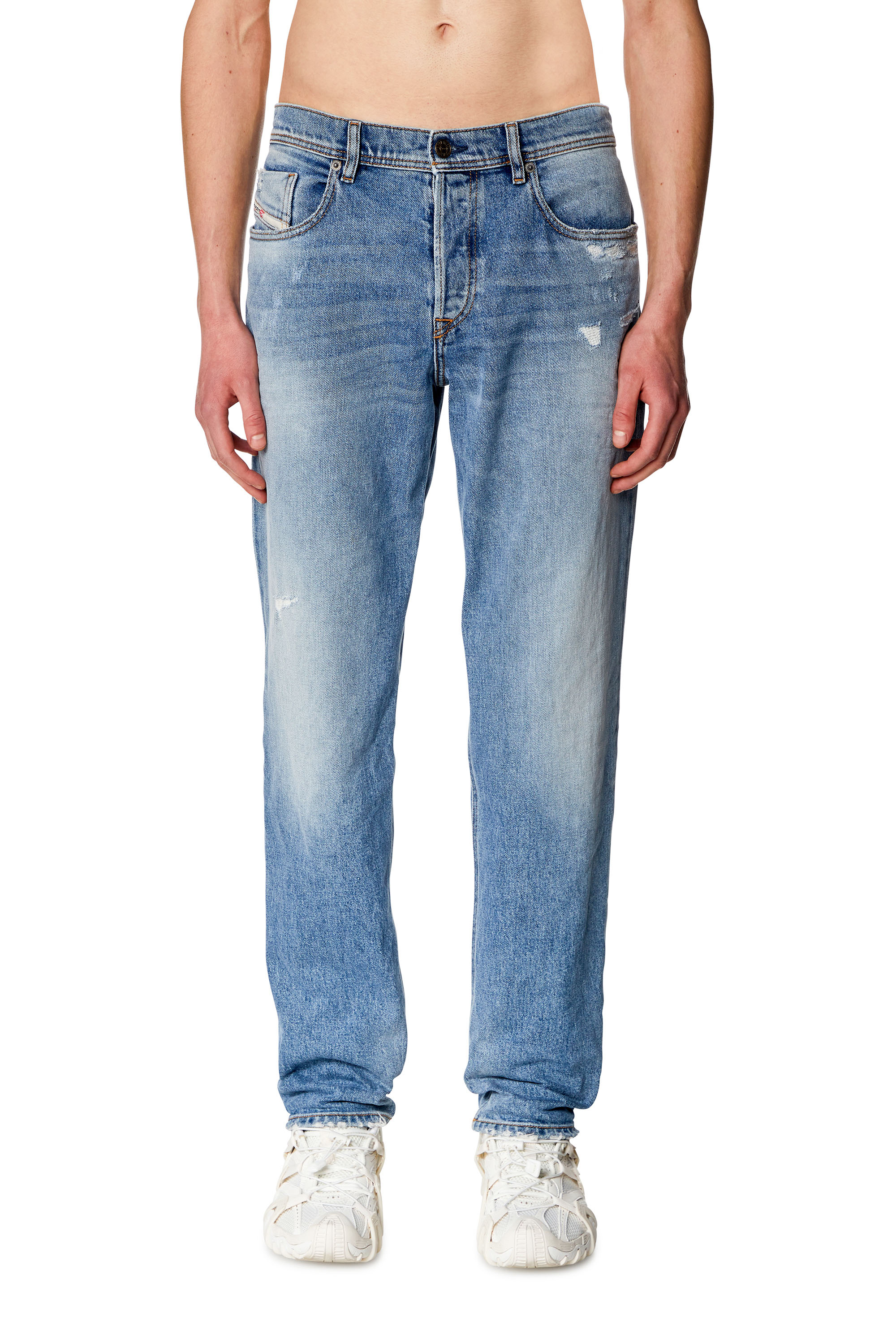 Diesel - Man Tapered Jeans 2023 D-Finitive 09H46, Light Blue - Image 2