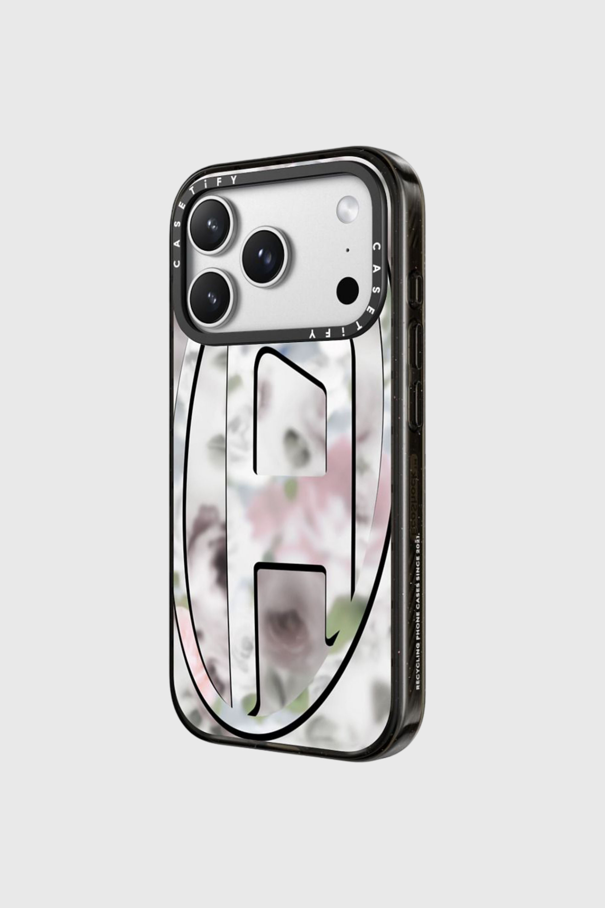 Diesel - 60528 MOULDED CASE, Unisex's Oval D impact case for iPhone 17 Pro in Black/Pink - 2