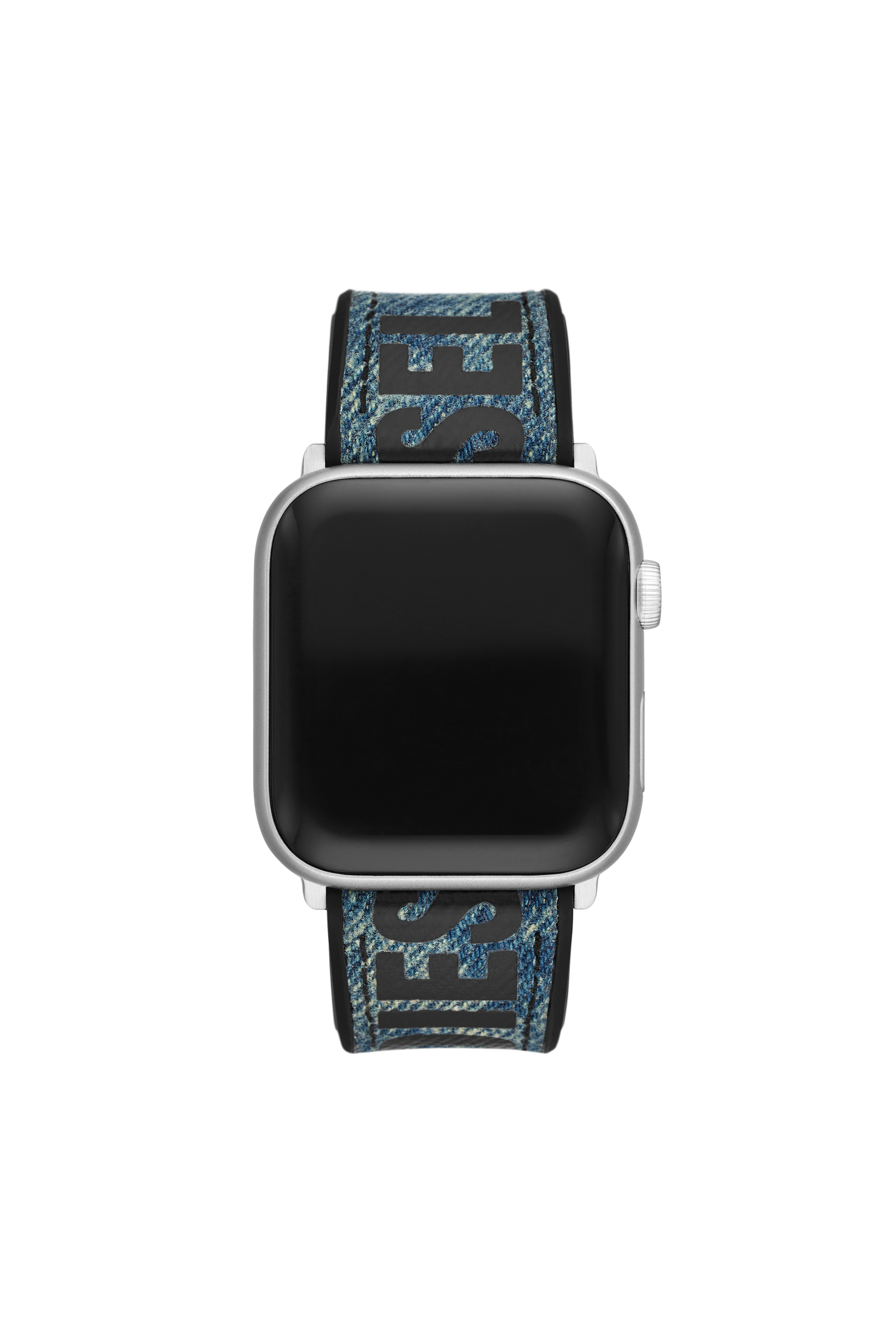 Diesel - DSS0016, Unisex's Leather Band for Apple Watch®, 42mm, 44mm, 45mm in Blue - 3