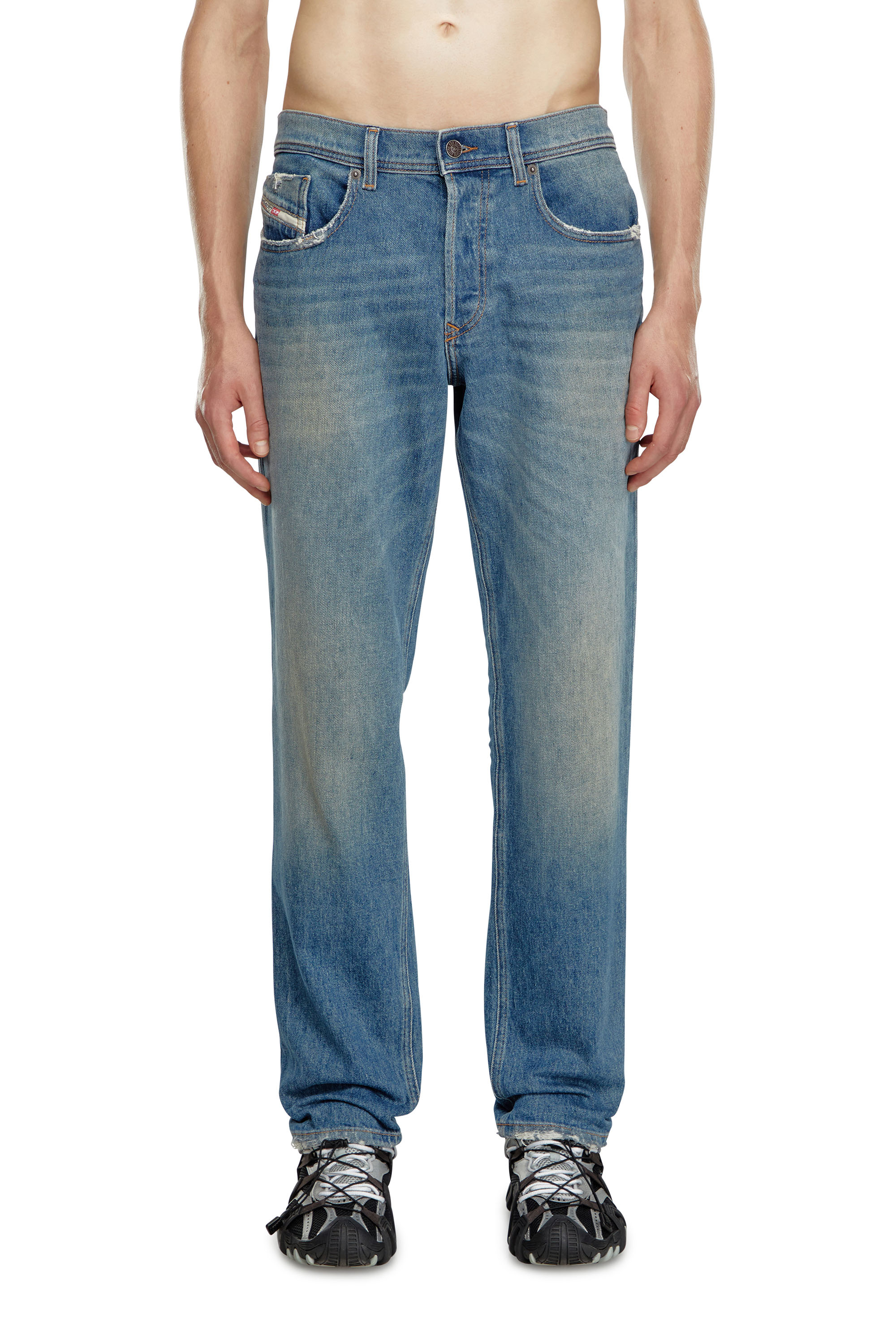 Diesel - Man's Regular Jeans 2023 D-Finitive 0GRDB, Light Blue - 1