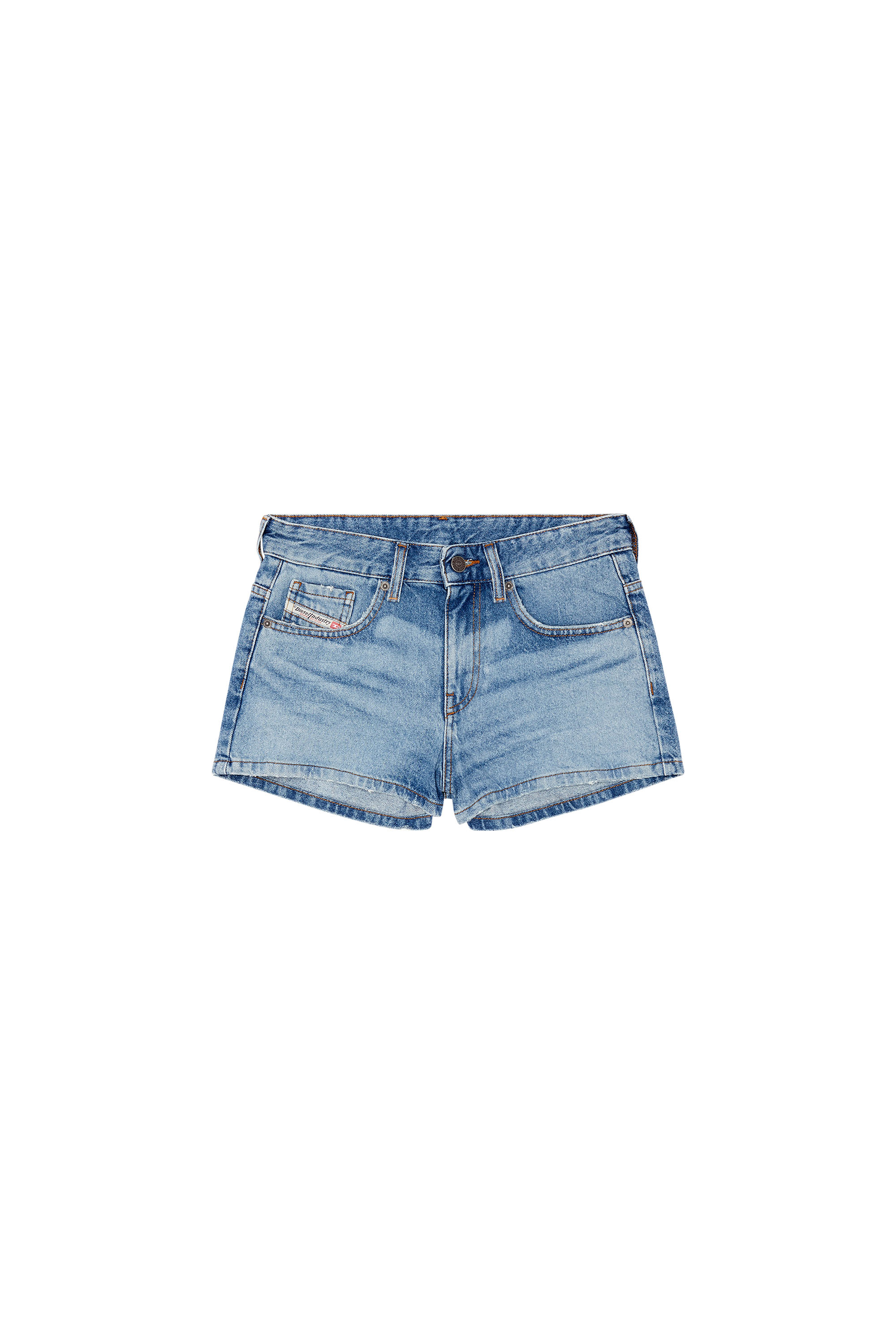 Diesel - DE-YUBA, Woman Denim shorts in Blue - Image 3