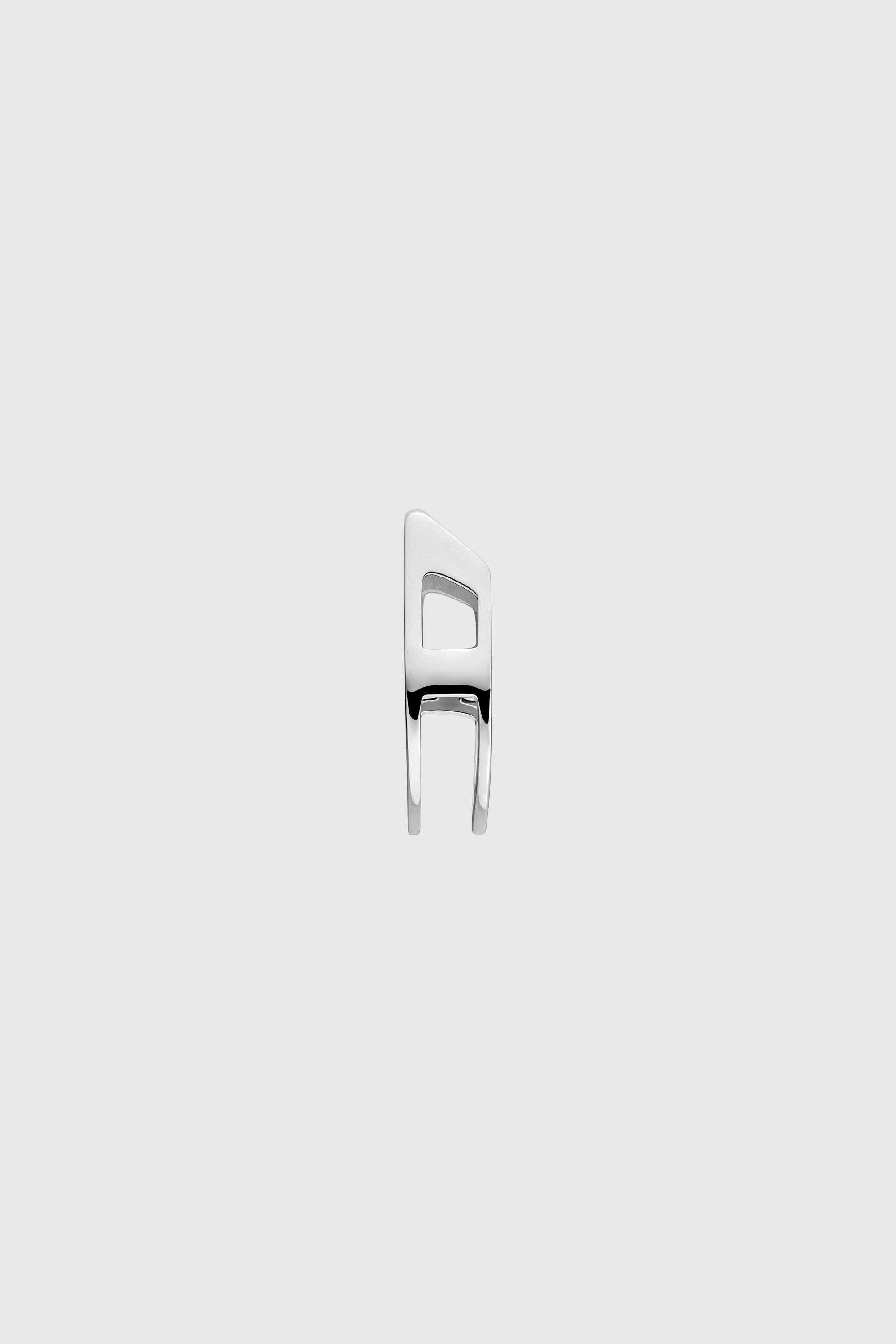 Diesel - DX167340 JEWELLERY, Unisex's Stainless Steel Hoop Earring in Silver - 1