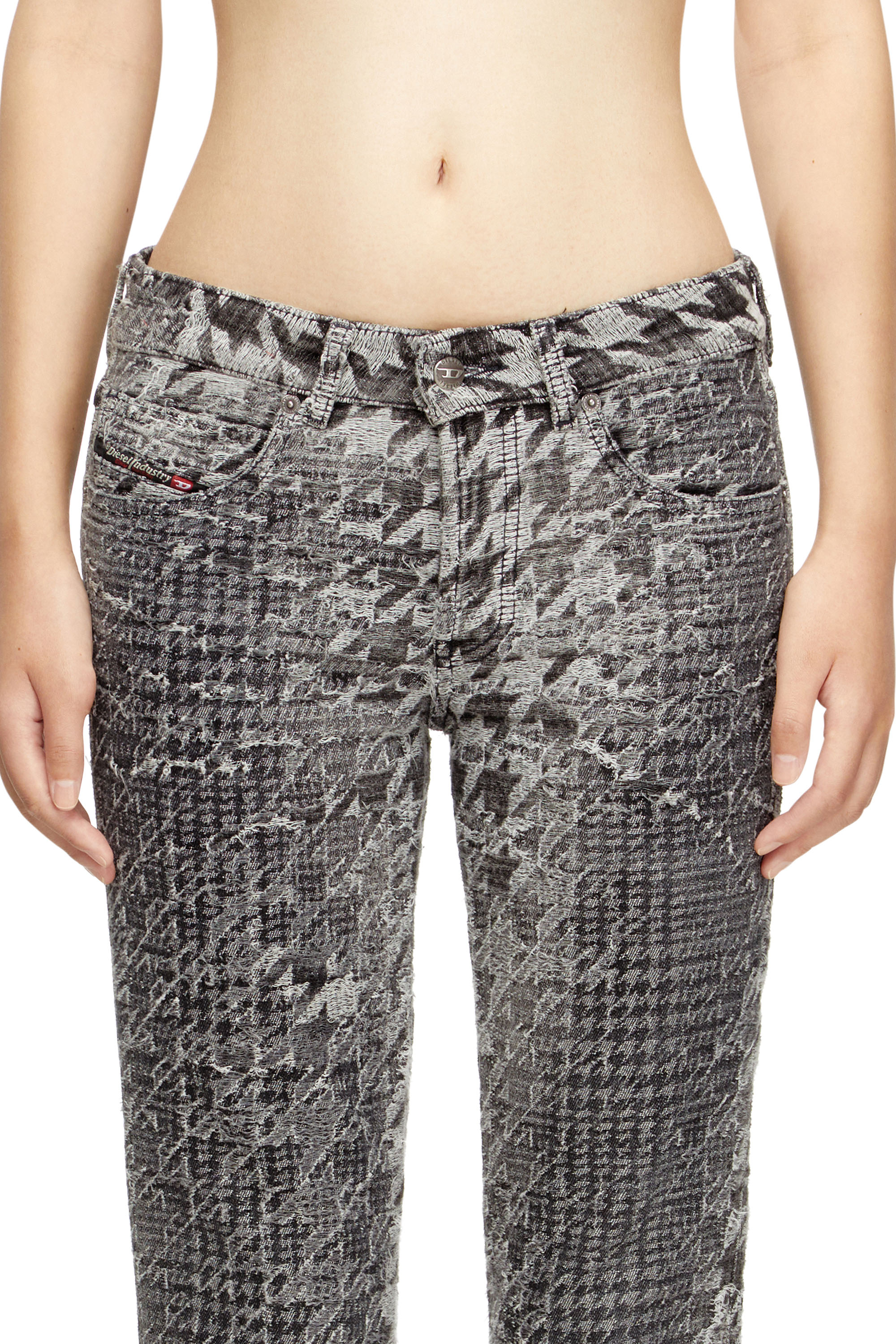 Slim Jeans 1992 D-Jiann 0CEBN, Black/Dark grey Diesel - Woman's Slim Jeans 1992 D-Jiann 0CEBN, Black/Dark grey - 5