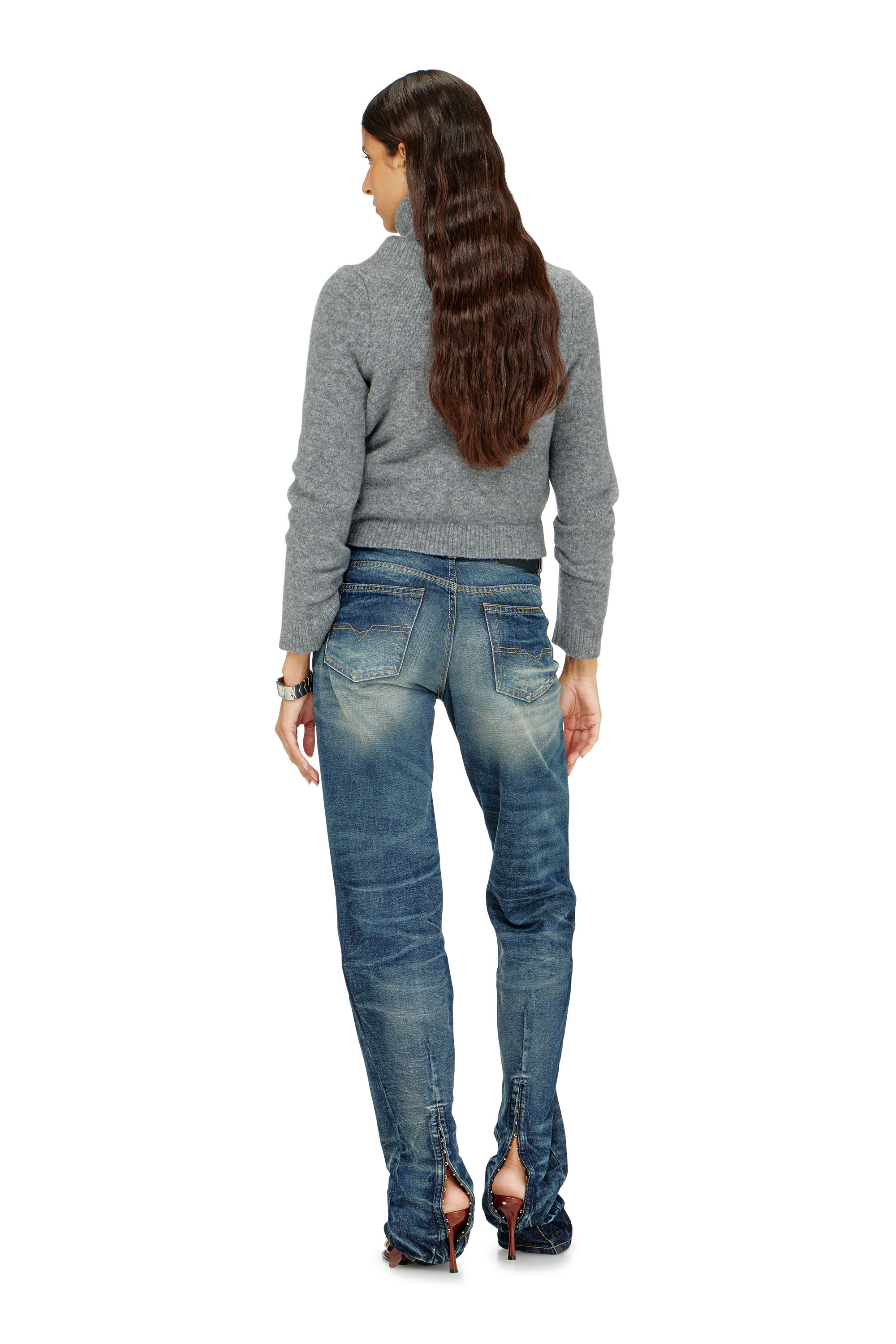 Diesel - Woman's Regular Jeans D-Heel 0DBFC, Medium blue - 1