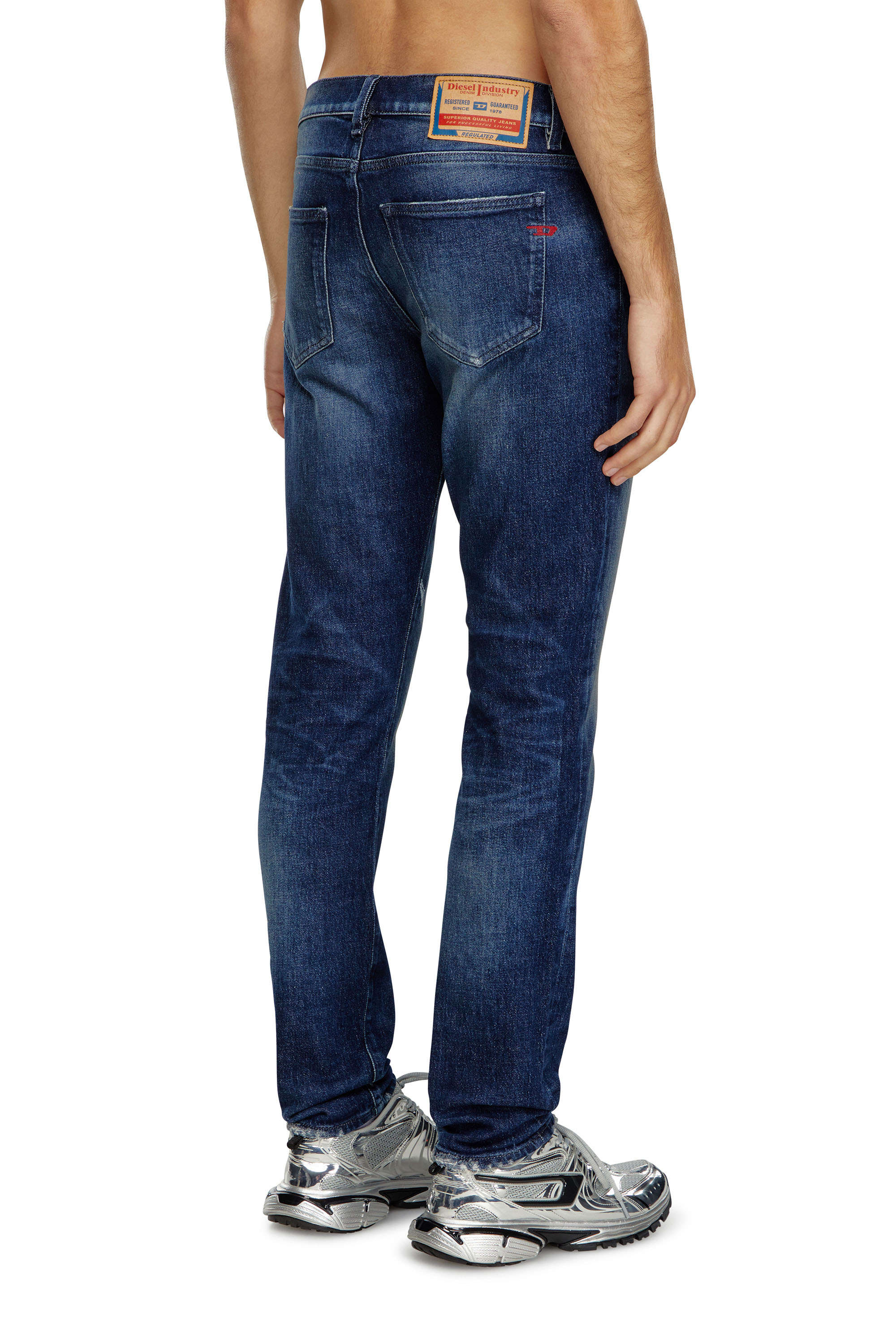 Diesel - Man's Slim Jeans 2019 D-Strukt 09J56, Dark Blue - 4