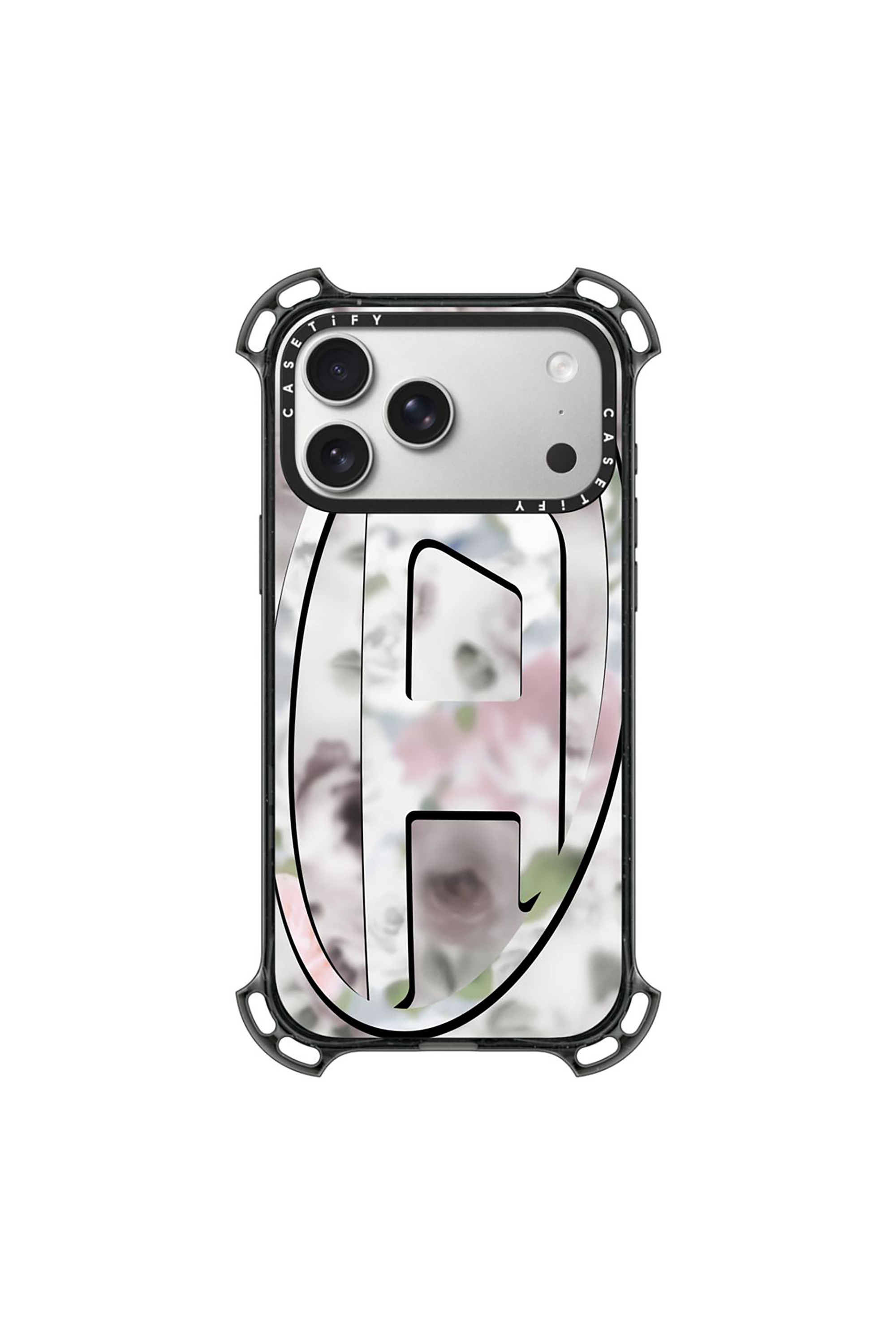 Diesel - 60585 MOULDED CASE, Unisex's Oval D bounce case for iPhone 17 Pro Max in Black/Pink - 1