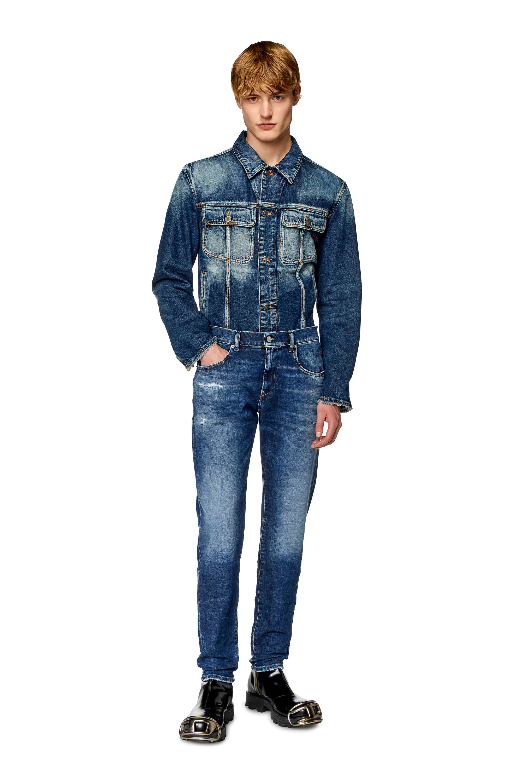 Diesel - Man Slim Jeans 2019 D-Strukt E9B90, Light Blue - Image 1