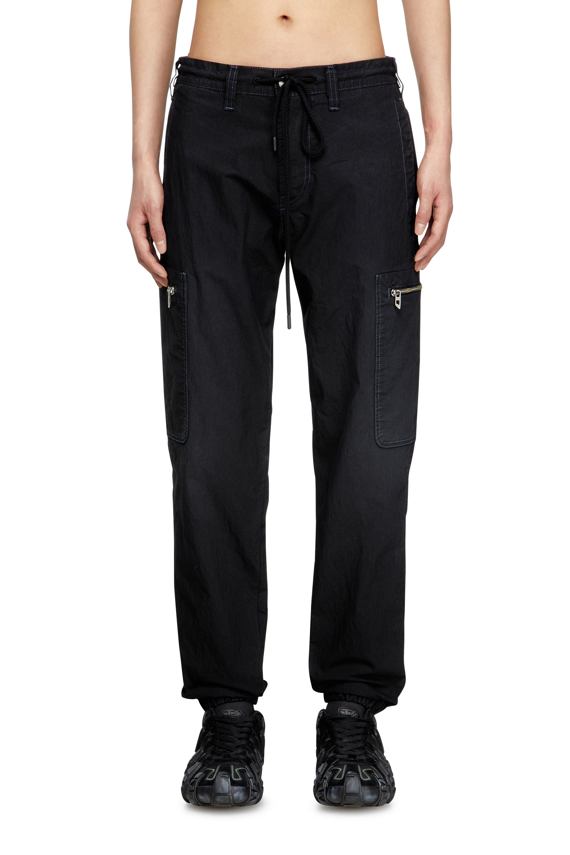 Diesel - Unisex's Slim D-Lab JoggJeans® 068SJ, Black/Dark grey - 3