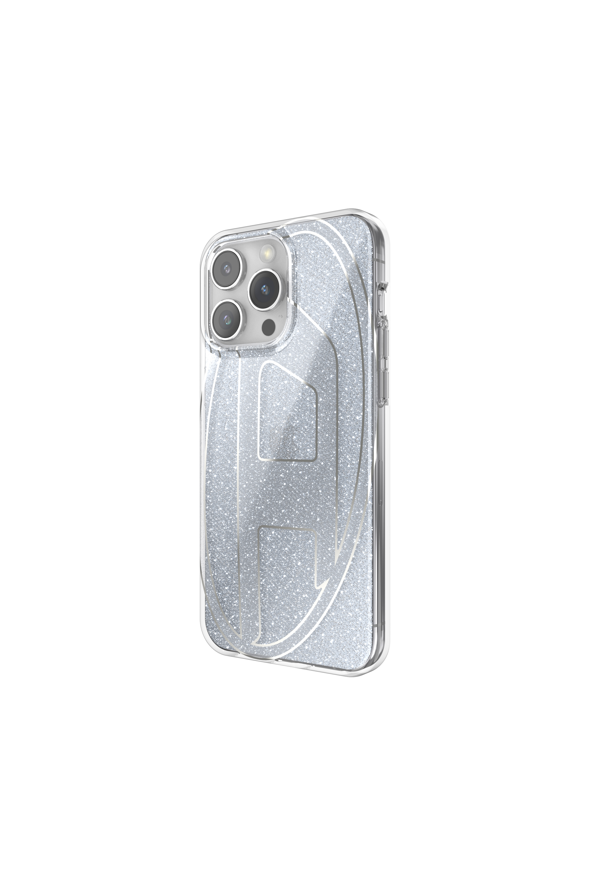 Diesel - 60033 AOP CASE, Unisex's Glitter Case for iP 15 Pro Max in Silver - 4