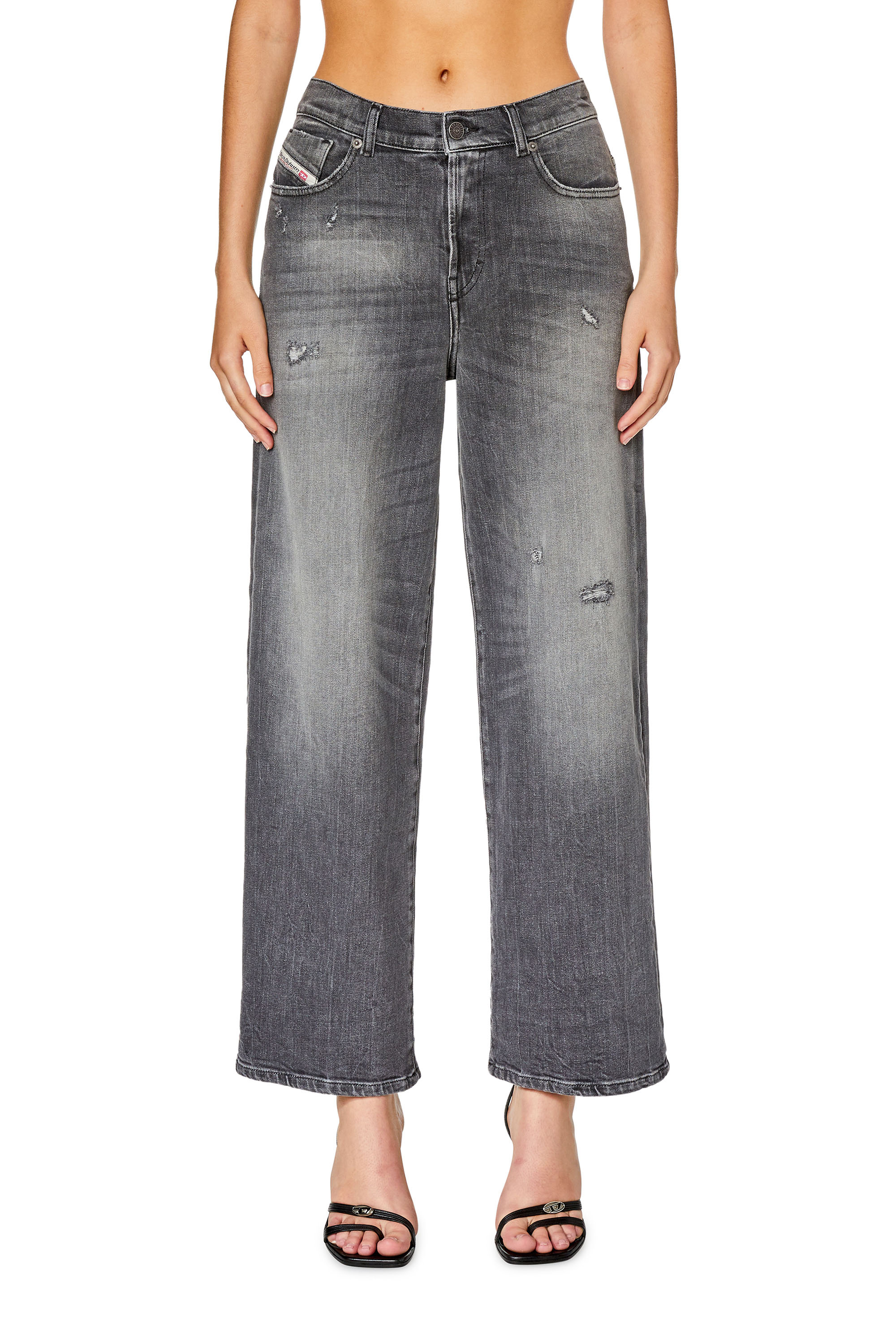 Diesel - Bootcut and Flare Jeans 2000 Widee 09G21, Black/Dark grey - Image 1