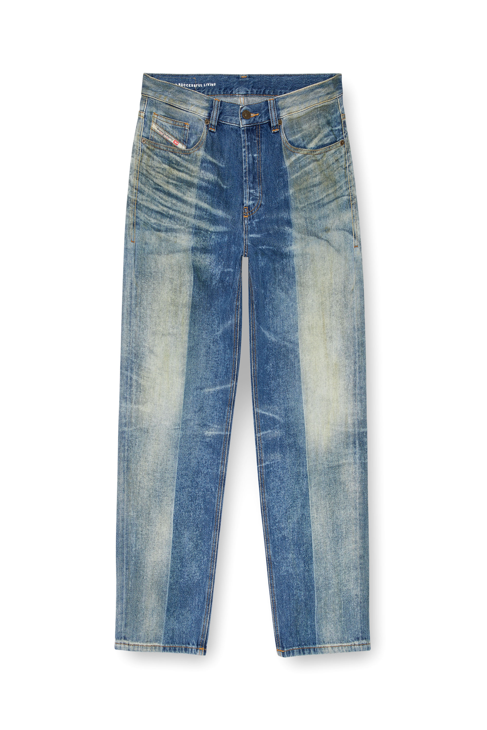 Diesel - Man Straight Jeans 2010 D-Macs 09L04, Medium blue - Image 6