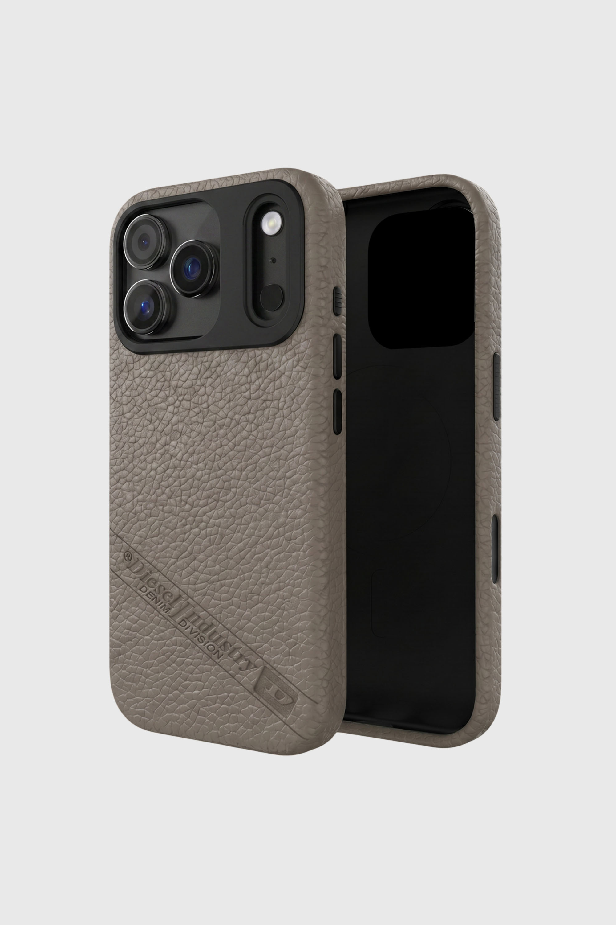 Diesel - 60644 MOULDED CASE, Unisex's Flag D case with MagSafe for iPhone 17 Pro in Beige - 1