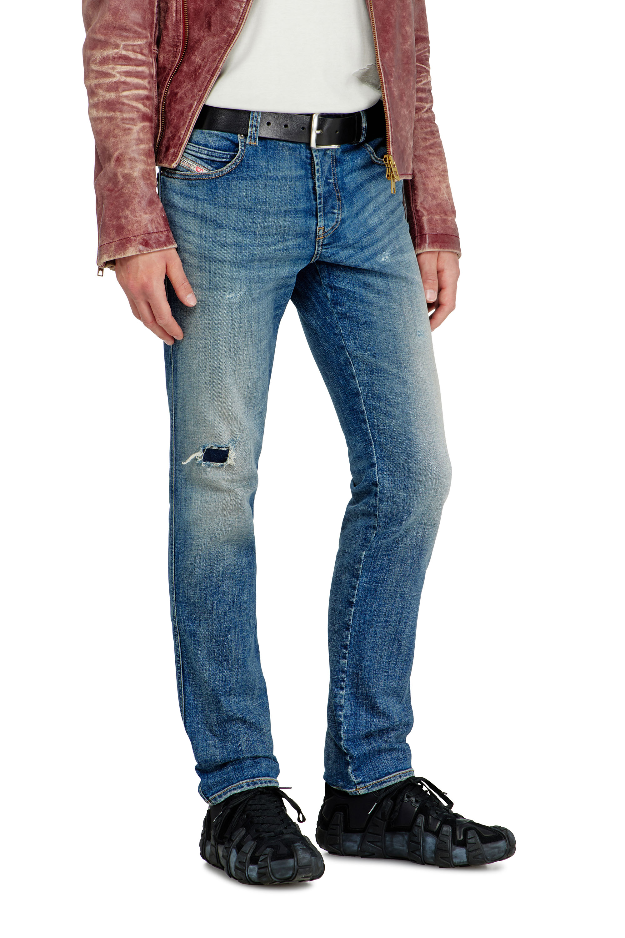 Diesel - Man's Slim Jeans 1993 D-Vyl 09P44, Medium blue - 7
