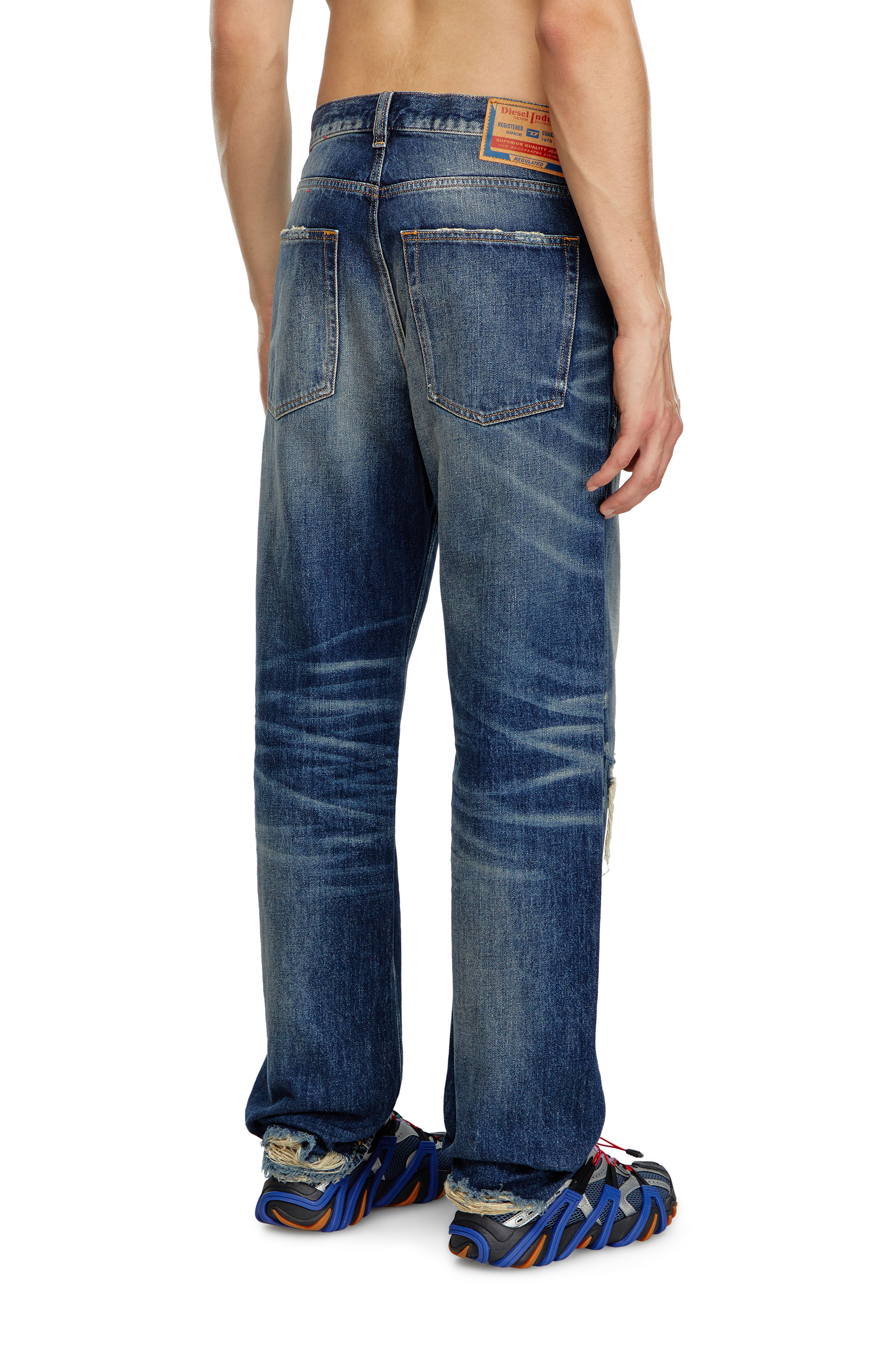 Diesel - Man's Straight Jeans 2010 D-Macs 09J95, Dark Blue - 4