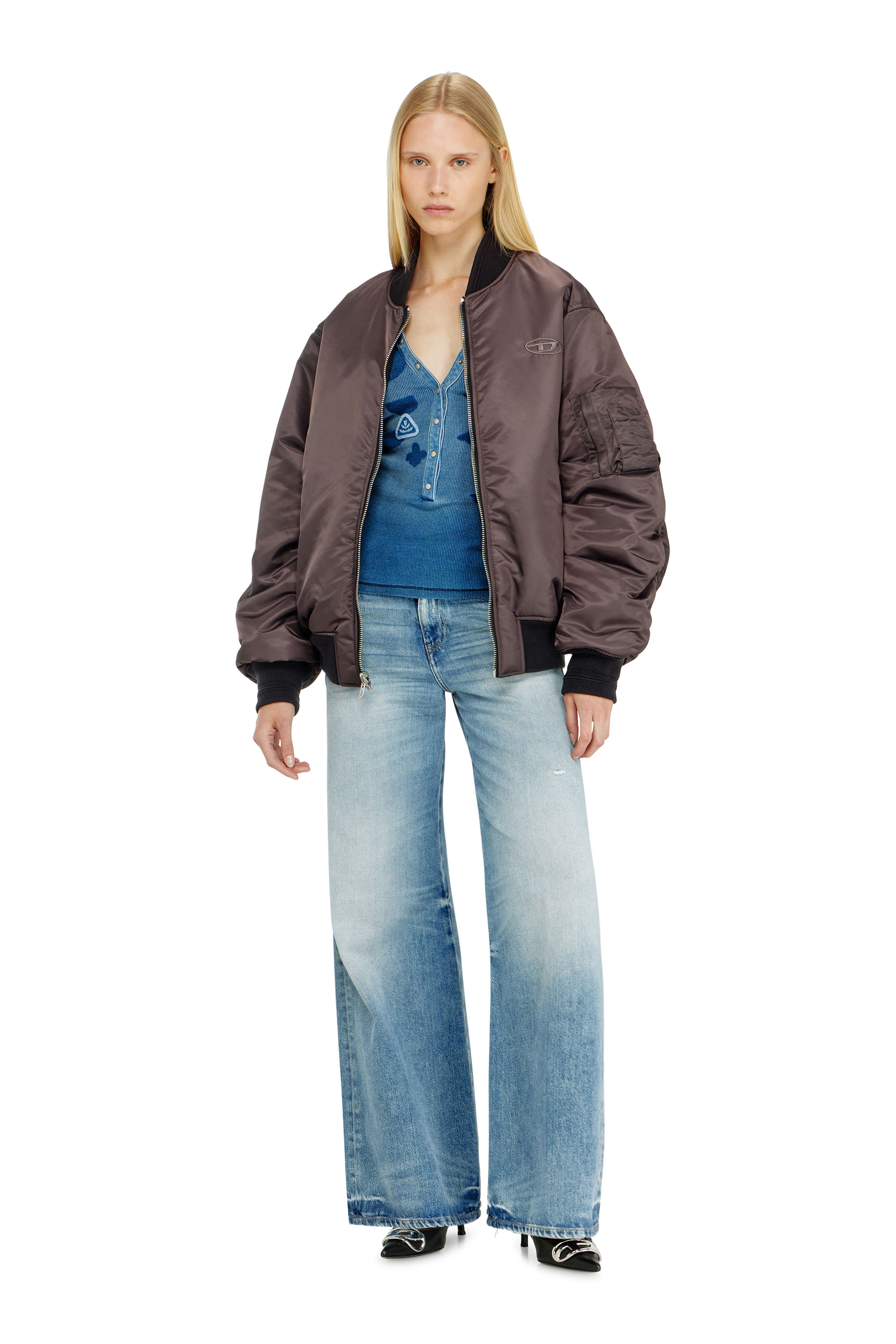 Diesel - Woman's Flare Jeans 1978 D-Akemi 09M07, Light Blue - 2