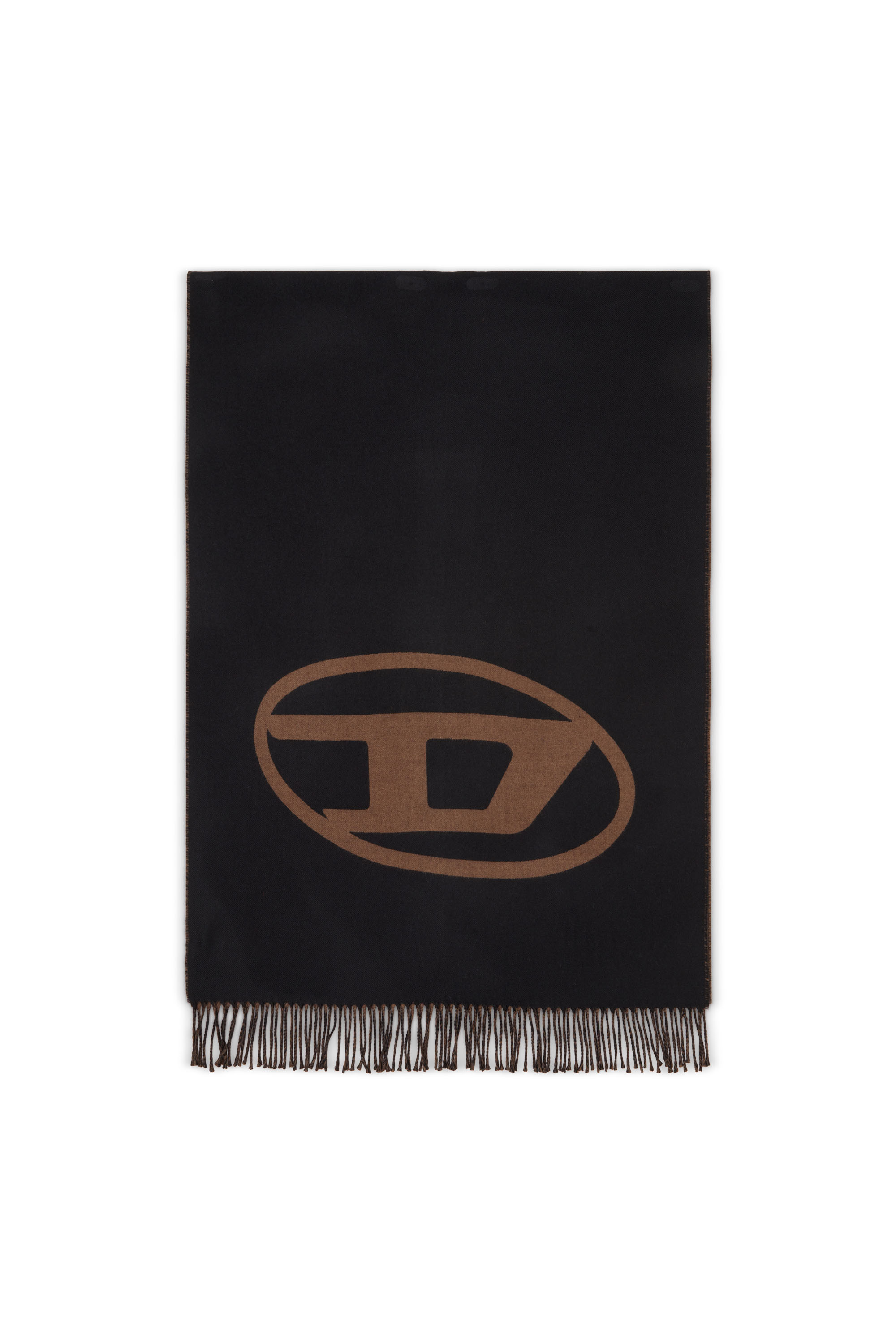 Diesel - S-TEVIE, Man's Reversible two tone wool scarf in null - 1