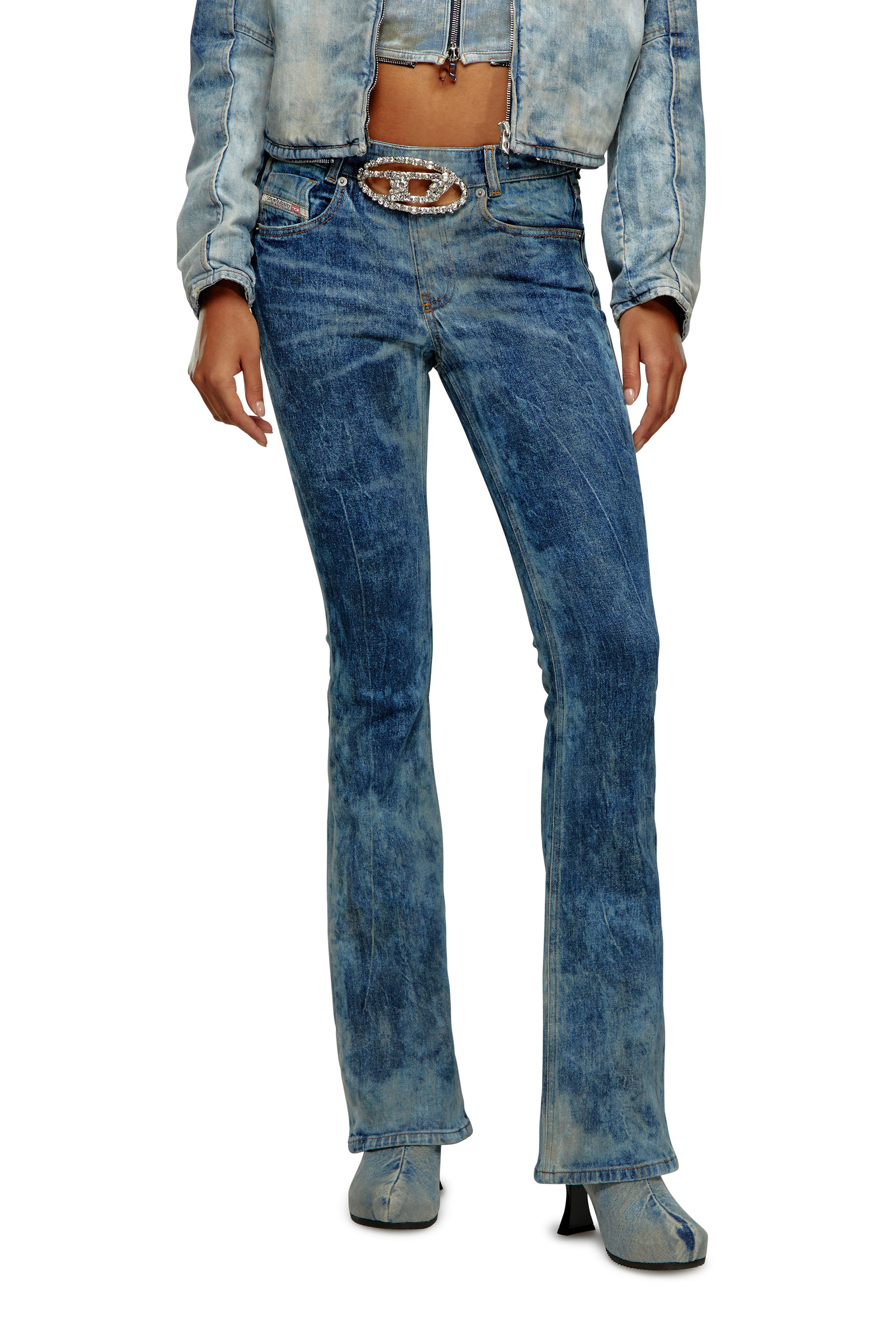 Diesel - Bootcut and Flare Jeans 1969 D-Ebbey 0PGAL, Dark Blue - Image 1