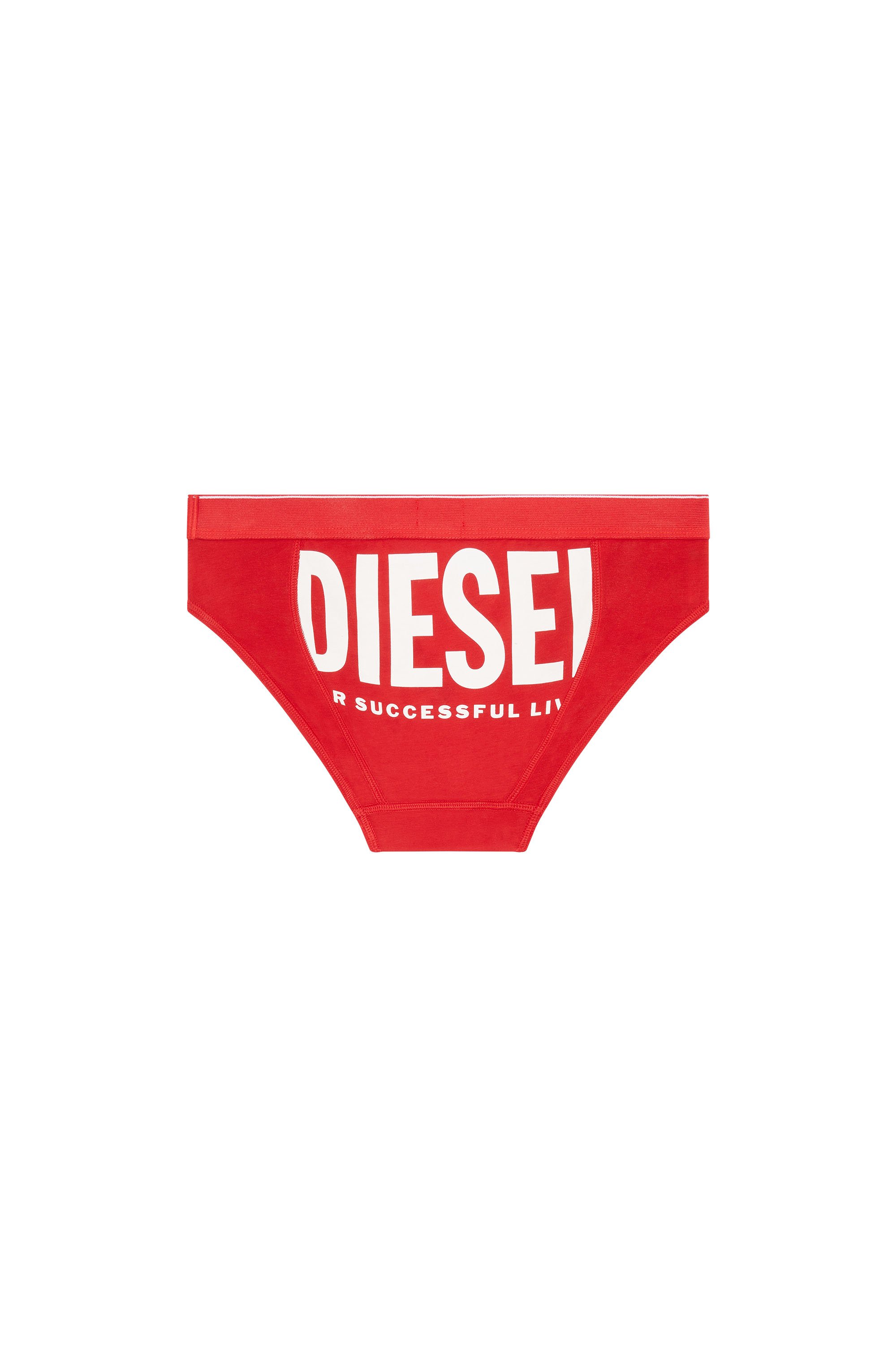 Diesel - UMBR-ANDRE-H, Man Briefs with maxi back print in Red - Image 2