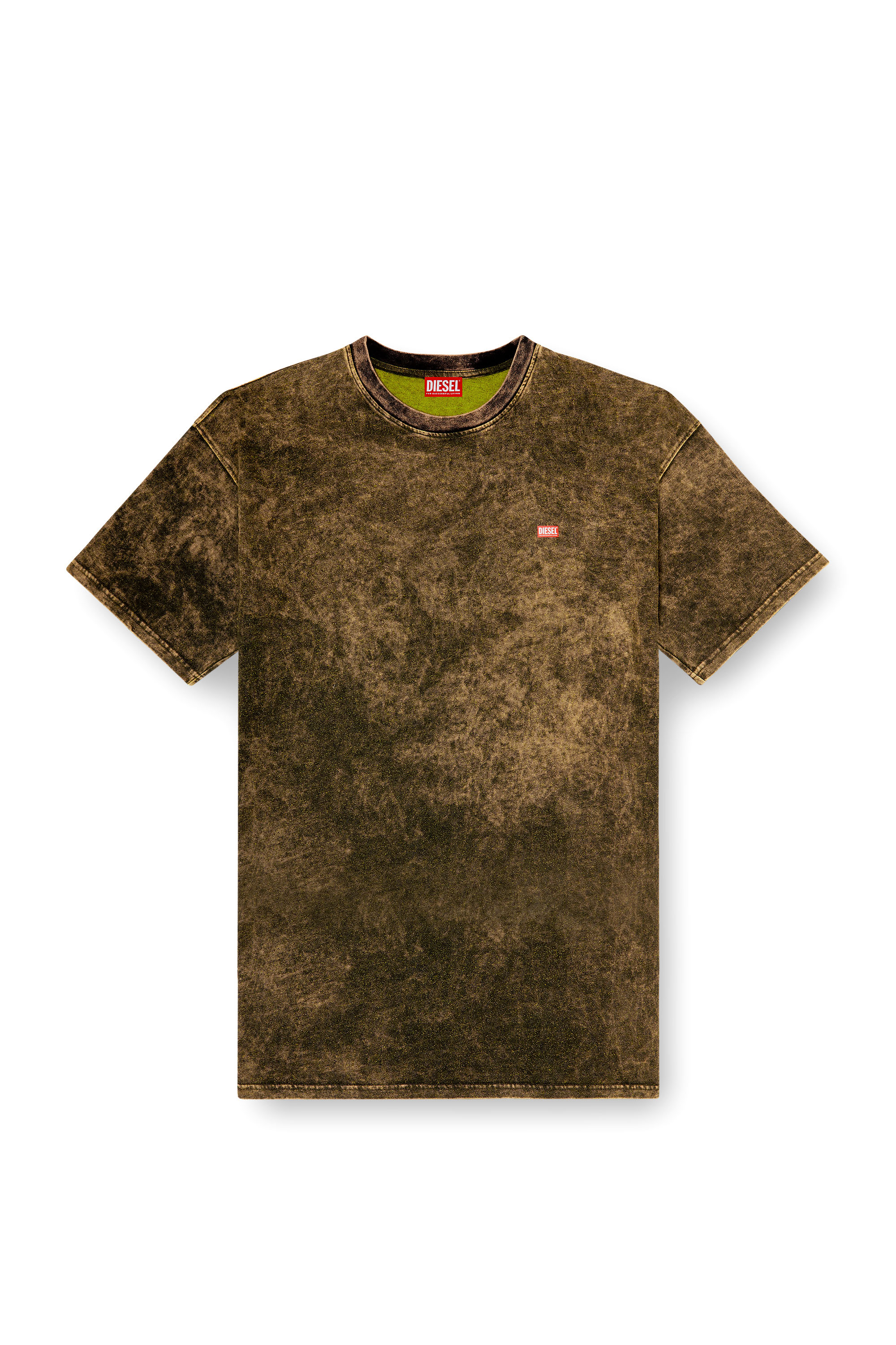 Diesel - T-BOXT-T4, Man's Jersey t-shirt with logo in Military Green - 2