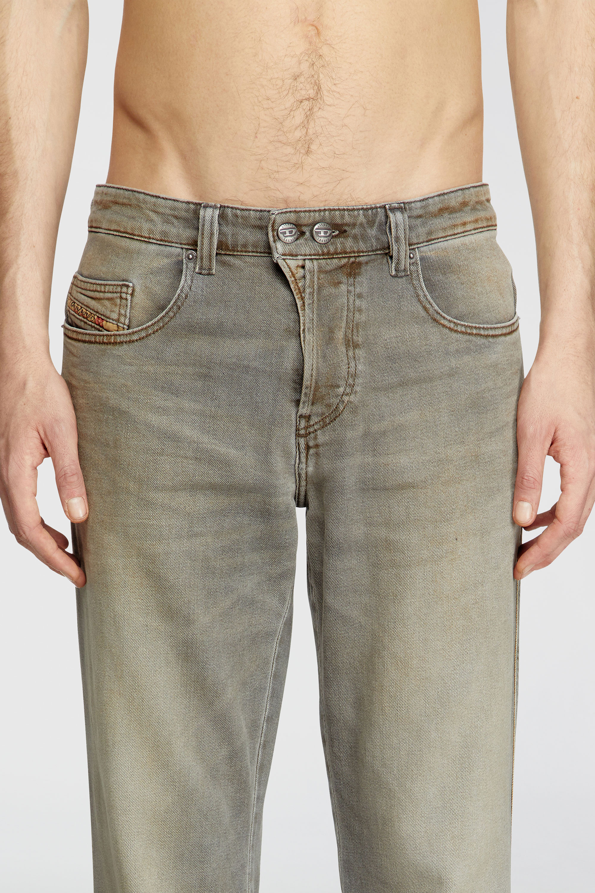 Diesel - Man's Bootcut Jeans 1998 D-Buck 09L37, Light Grey - 5