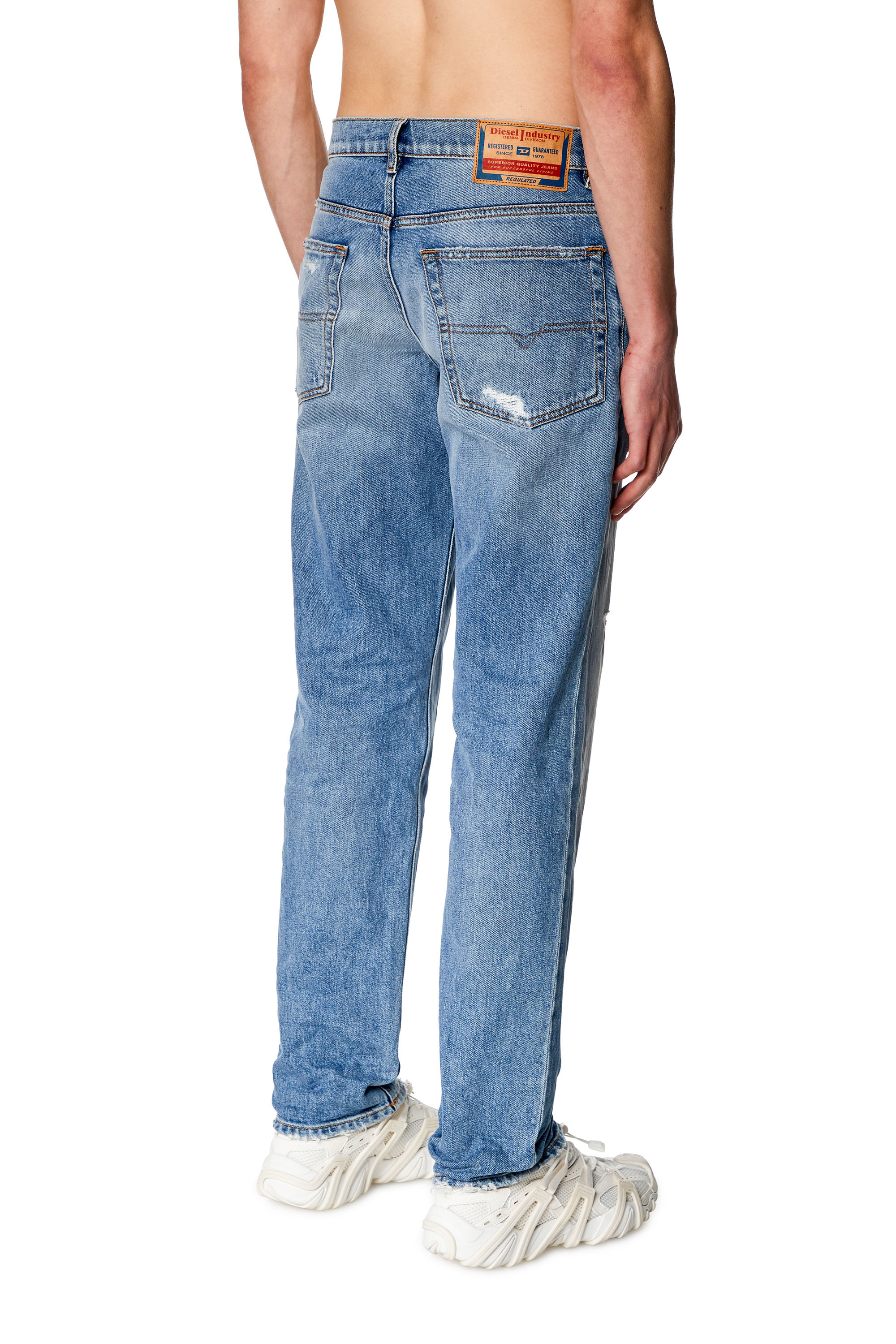 Diesel - Man Tapered Jeans 2023 D-Finitive 09H46, Light Blue - Image 3