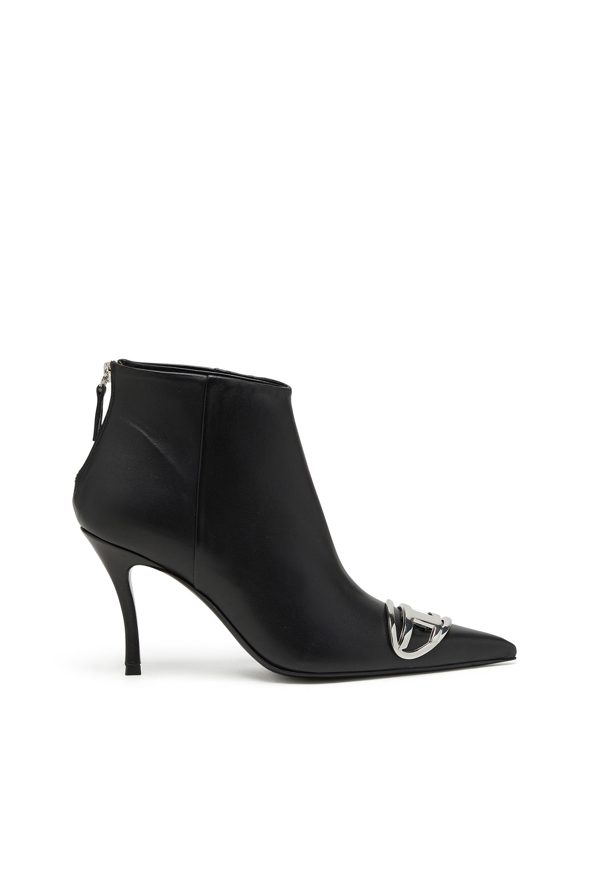 Diesel - D-VENUS AB, Woman's D-Venus-Leather ankle boots in Black - 1