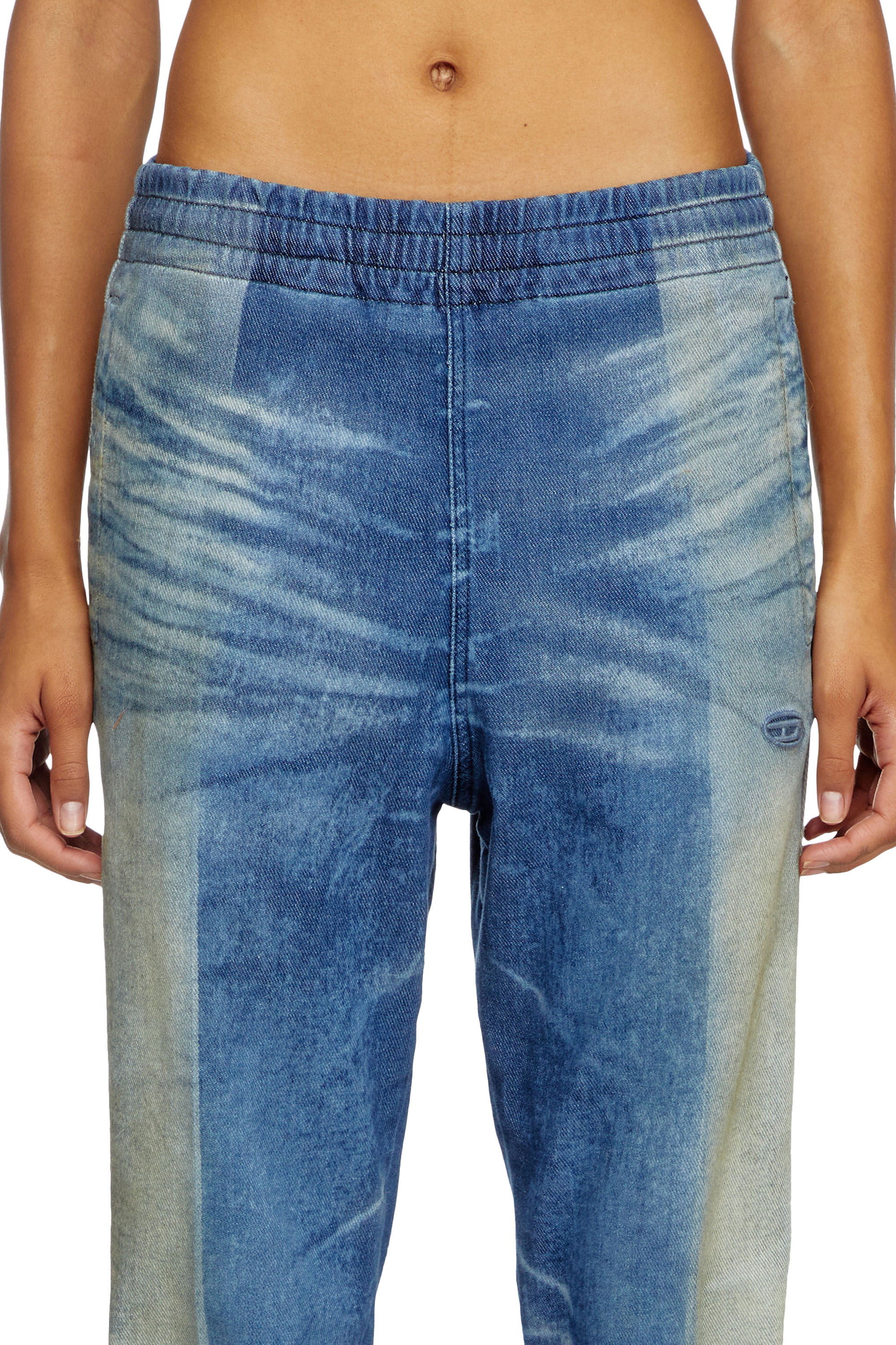 Diesel - Unisex Tapered D-Larry 09L05, Medium blue - Image 3