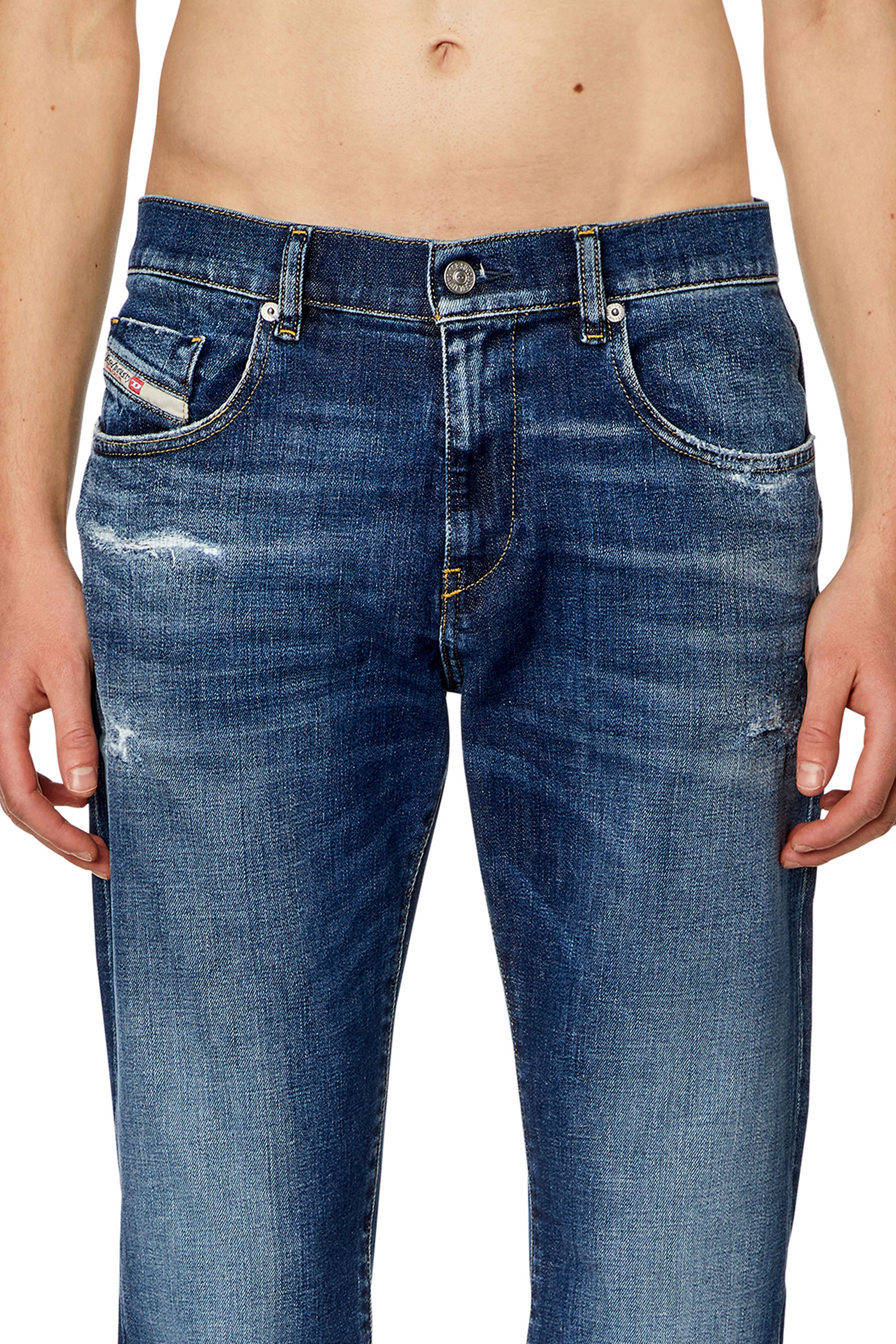 Diesel - Man Slim Jeans 2019 D-Strukt E9B90, Light Blue - Image 4