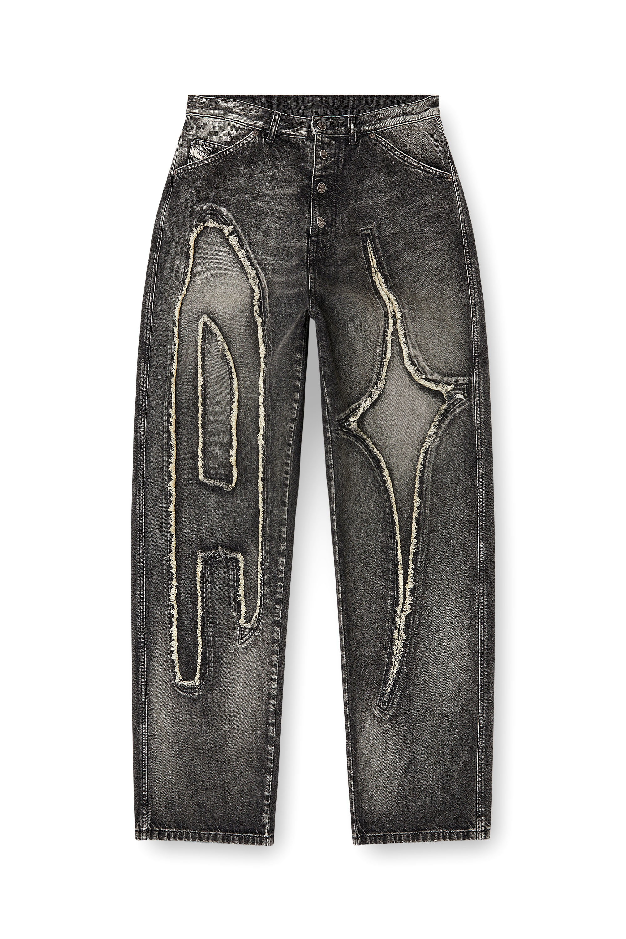 Straight Jeans D-ThugClub 0BEBT, Black/Dark grey Diesel - Unisex's Straight Jeans D-ThugClub 0BEBT, Black/Dark grey - 2