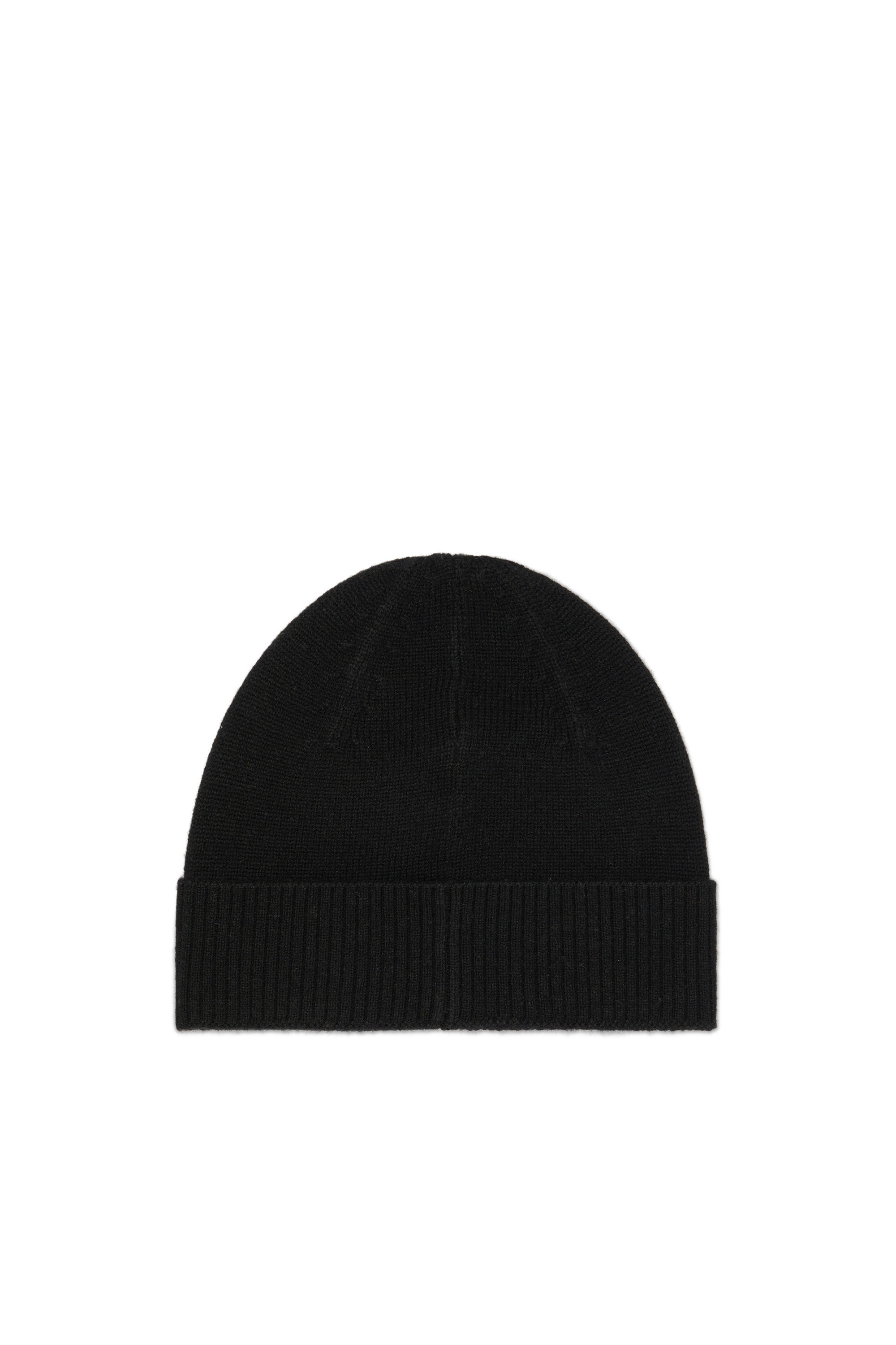 Diesel - K-REV, Unisex Beanie with embroidered Oval D patch in Black - Image 2