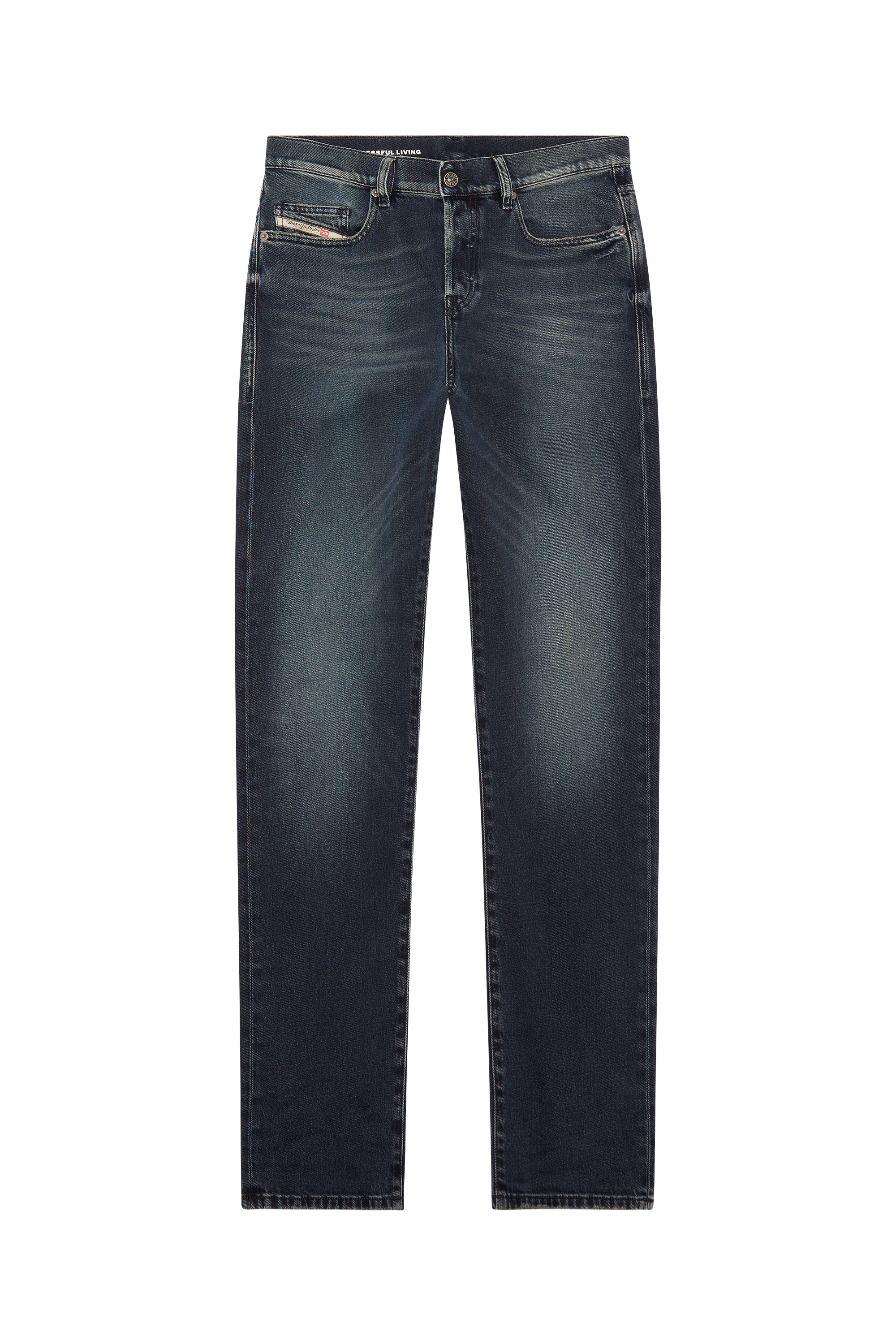 Diesel - Straight Jeans 2020 D-Viker 09G40, Dark Blue - Image 5
