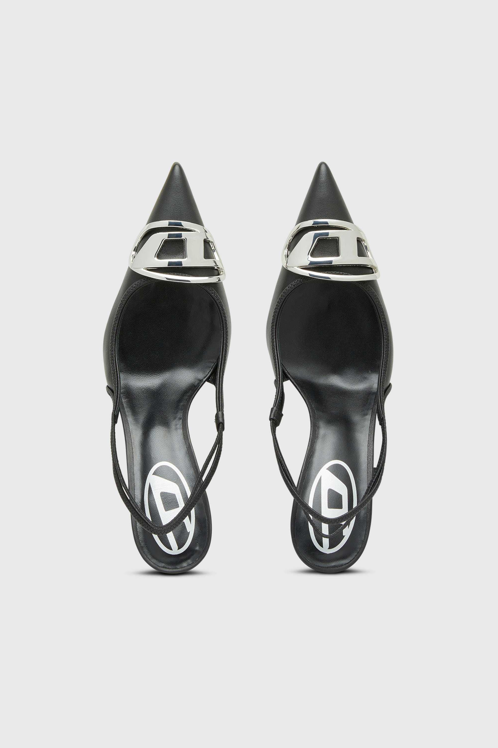 Diesel - D-VENUS SB, Woman's D-Venus-Slingback pumps in nappa leather in Black - 5