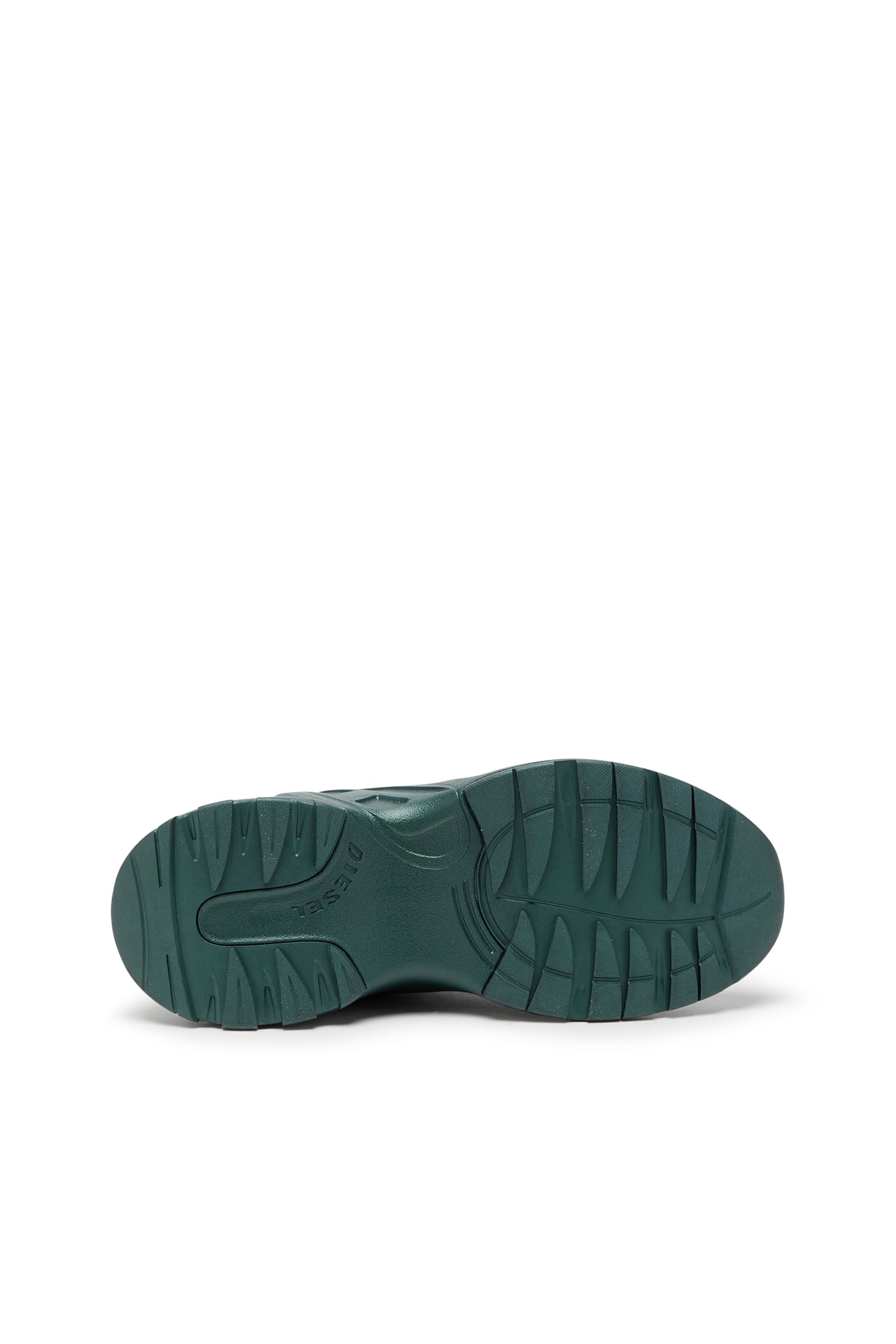 Diesel - S-D-RUNNER X, Unisex S-D-Runner X-Slip-on sneakers with Oval D instep in Green - Image 4