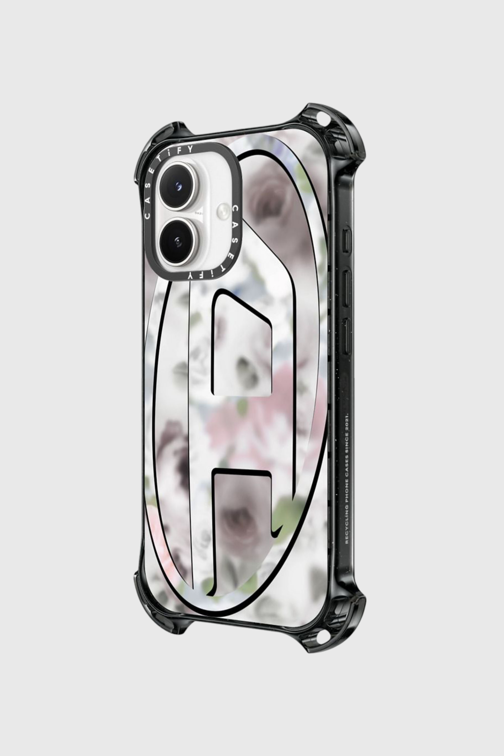 Diesel - 60587 MOULDED CASE, Unisex's Oval D bounce case for iPhone 17 in Black/Pink - 2