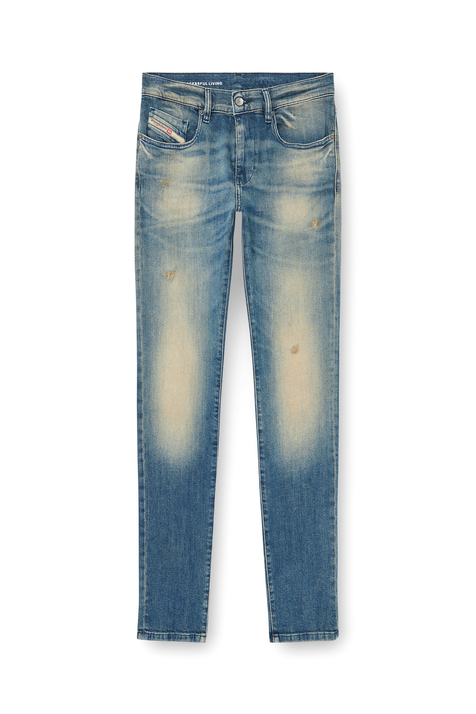 Diesel - Man's Slim Jeans 2019 D-Strukt 0KBBW, Medium blue - 6