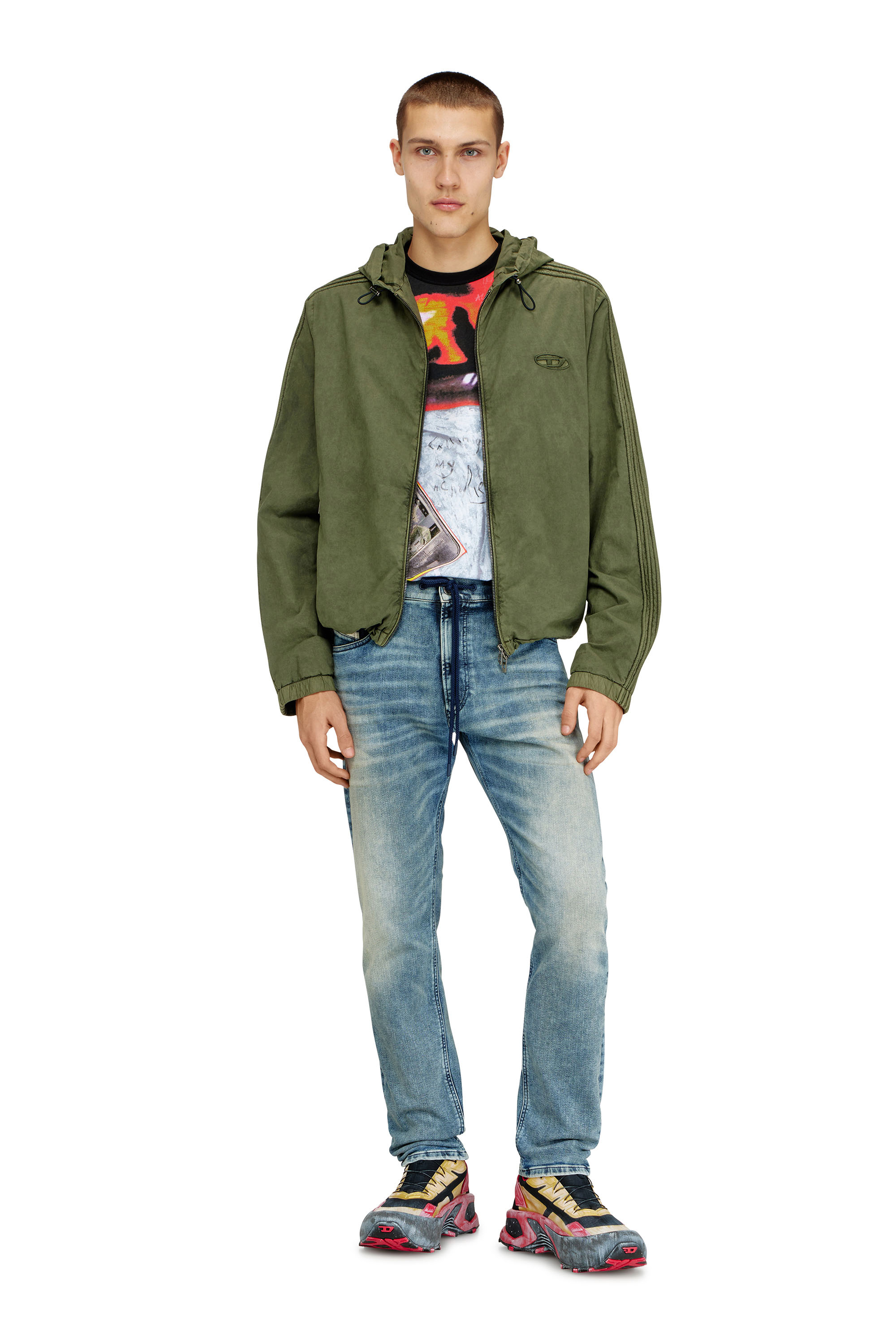 Diesel - Man's Regular 2032 D-Krooley Joggjeans&reg; 09N63, Light Blue - 2