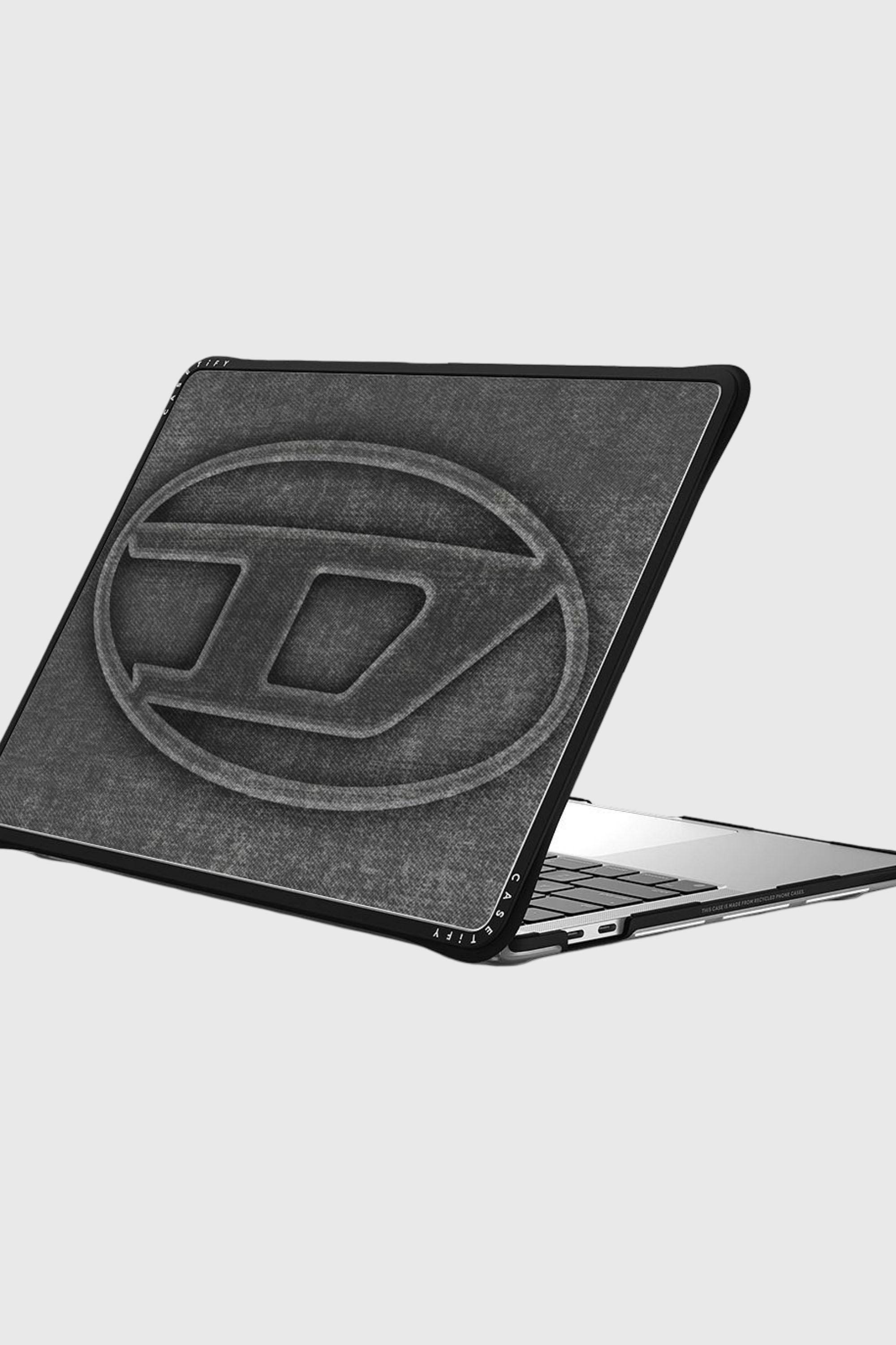 Diesel - 60619 MOULDED CASE, Unisex's Oval D impact case for Macbook 13" in Black - 2
