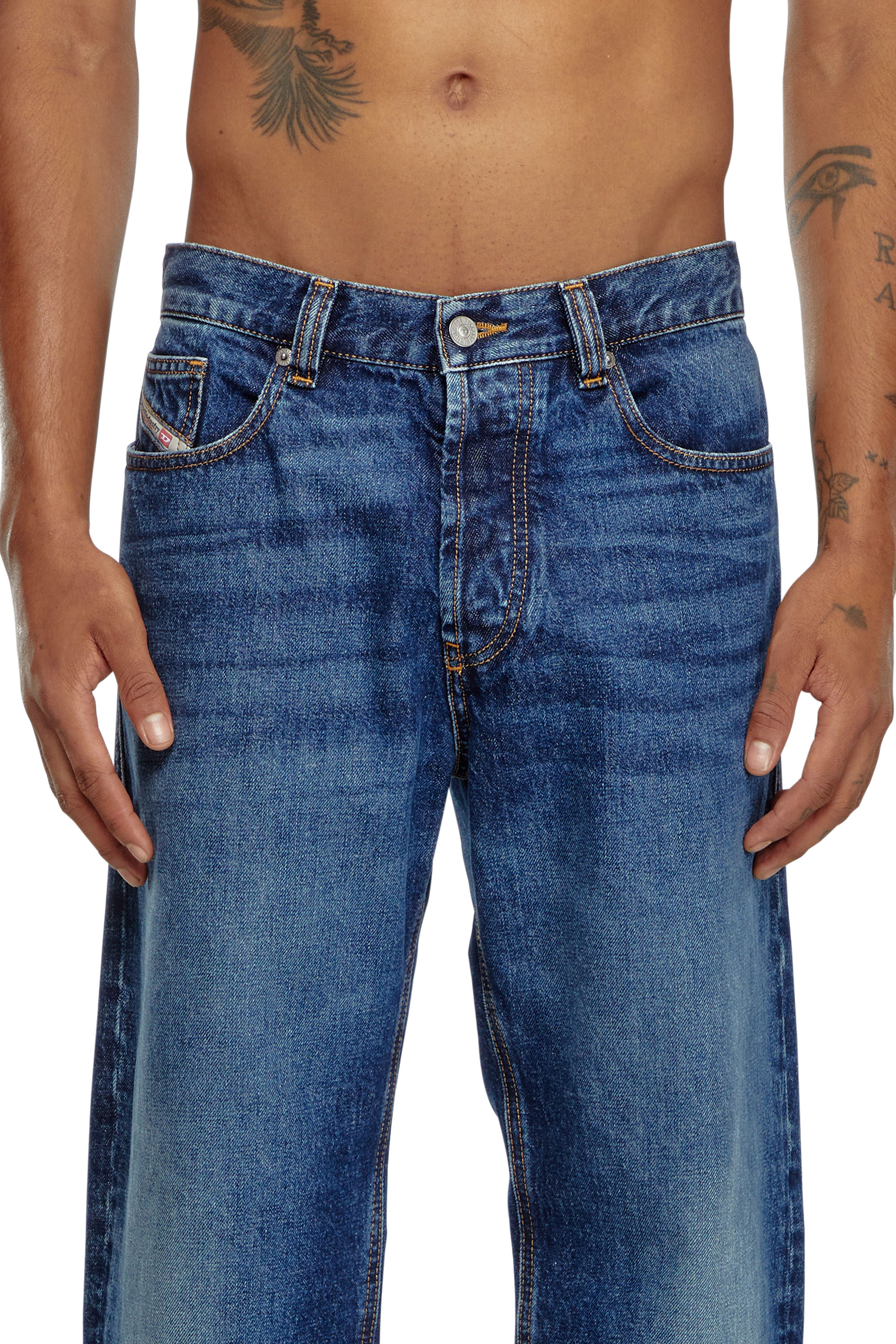 Diesel - Man's Regular Jeans 2024 D-Macs 09I27, Dark Blue - 5