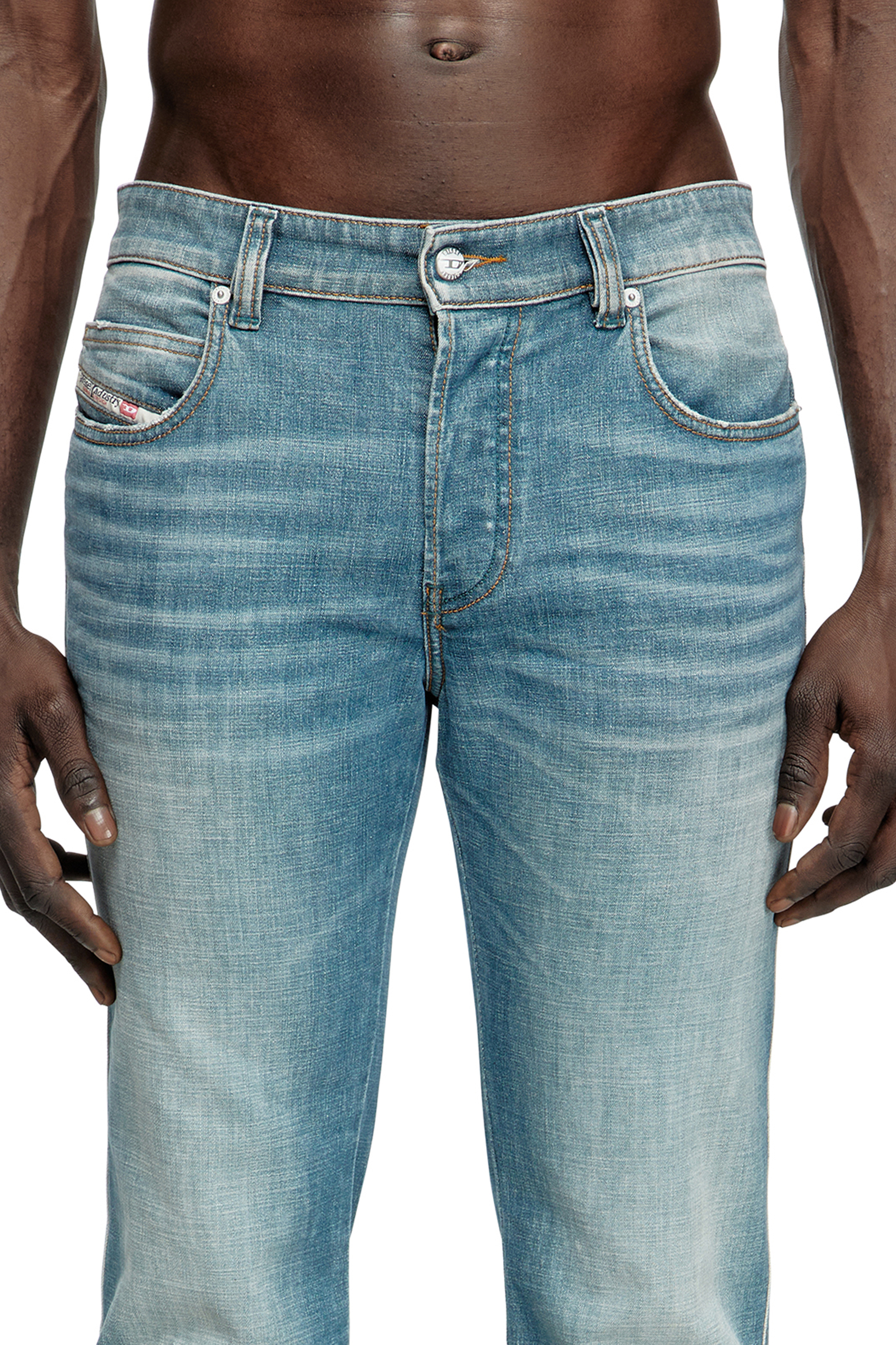 Diesel - Man's Slim Jeans 1993 D-Vyl 09M58, Medium blue - 4